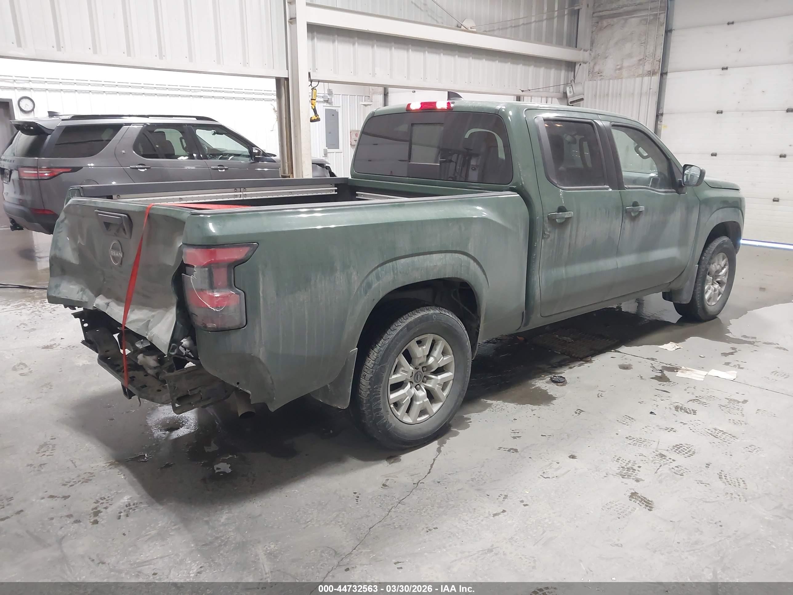 2024 Nissan Frontier Long Bed Sv 4x4 Green vin: 1N6ED1FK1RN663258