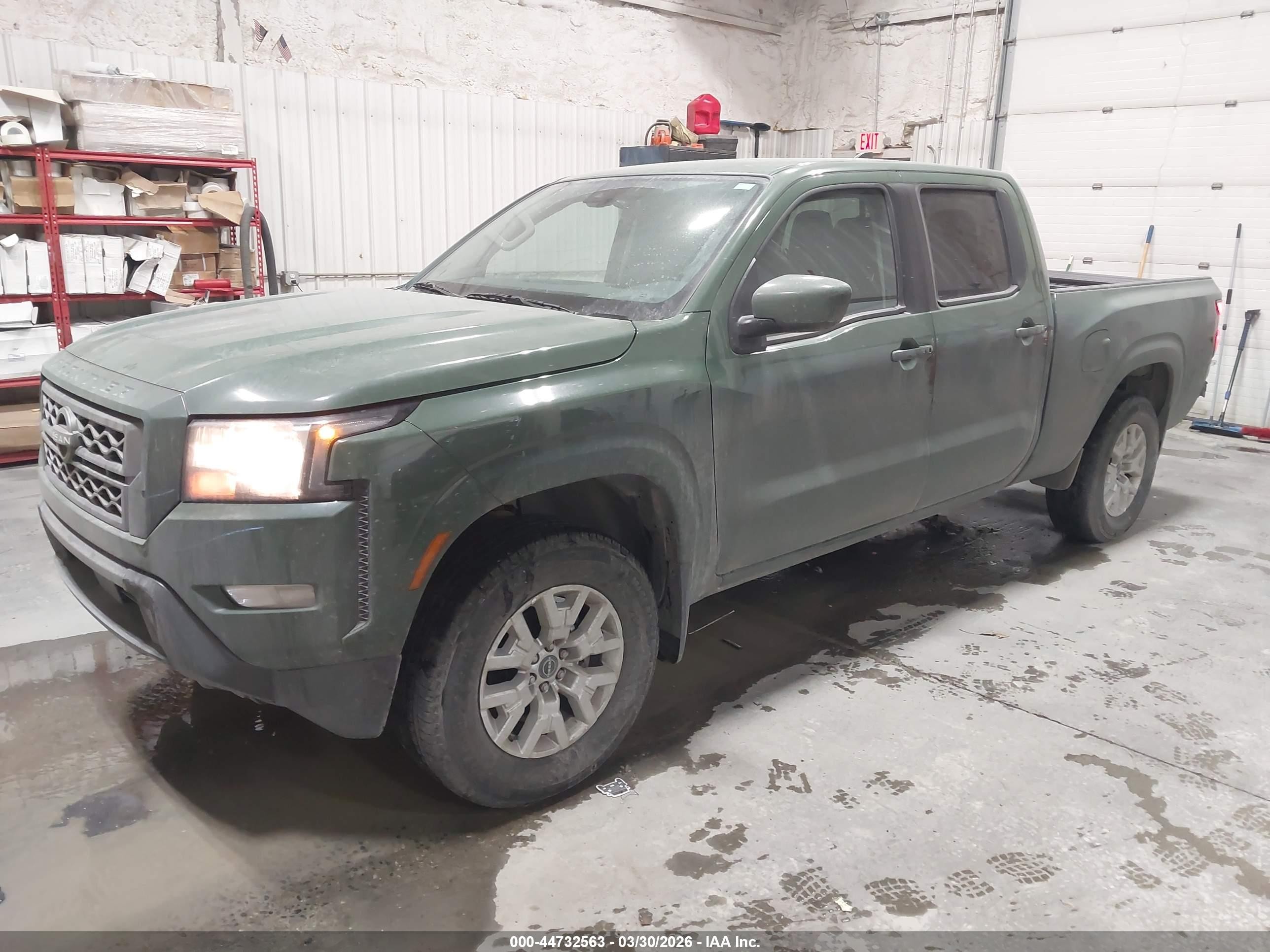 2024 Nissan Frontier Long Bed Sv 4x4 Green vin: 1N6ED1FK1RN663258