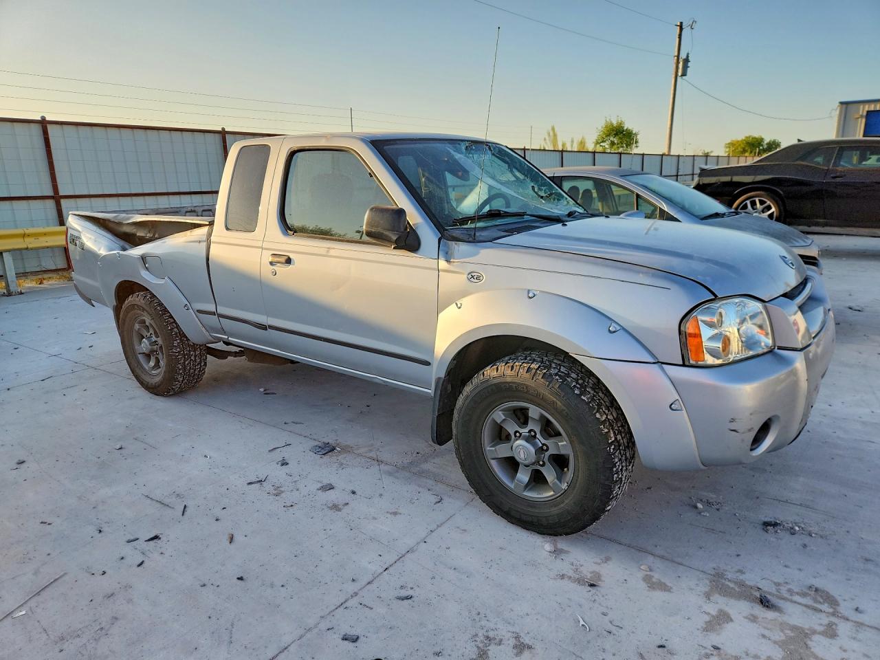 2003 Nissan Frontier Silver vin: 1N6ED26T13C450862