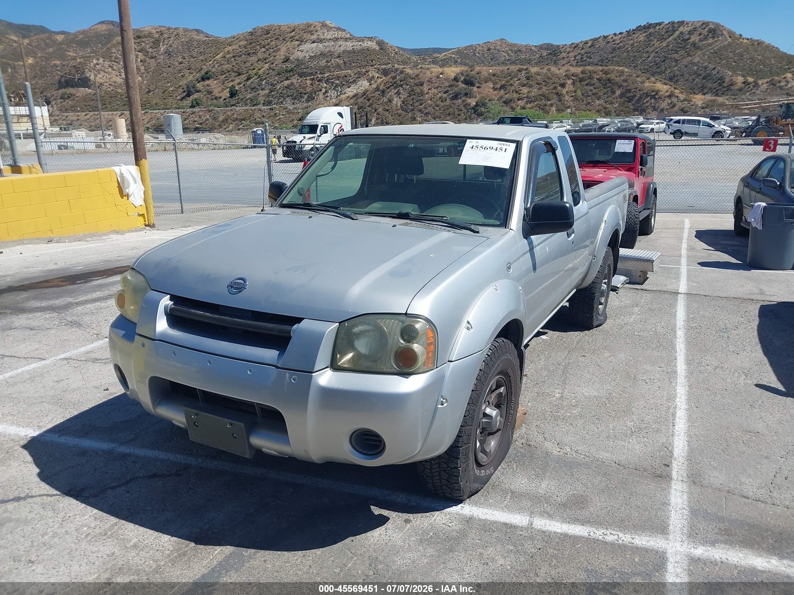 2004 Nissan Frontier Desert Runner Xe-v6 Silver vin: 1N6ED26T14C481708