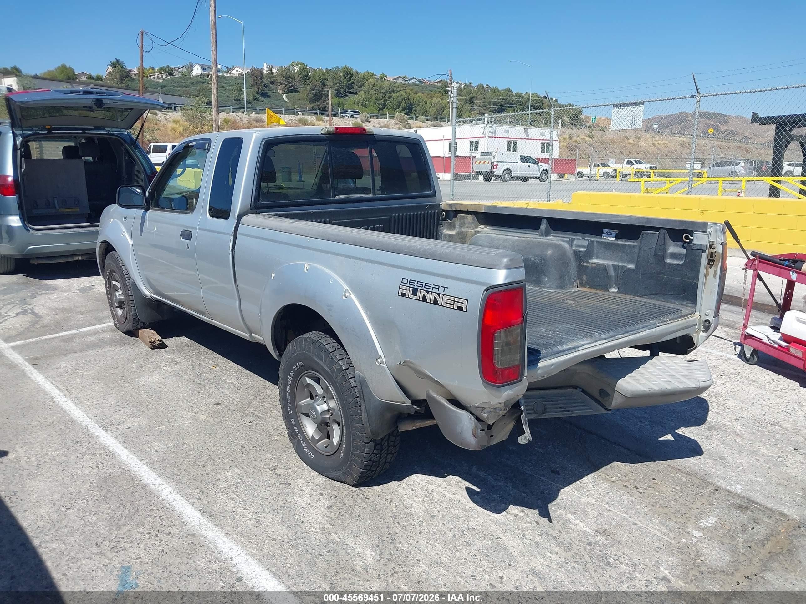 2004 Nissan Frontier Desert Runner Xe-v6 Silver vin: 1N6ED26T14C481708