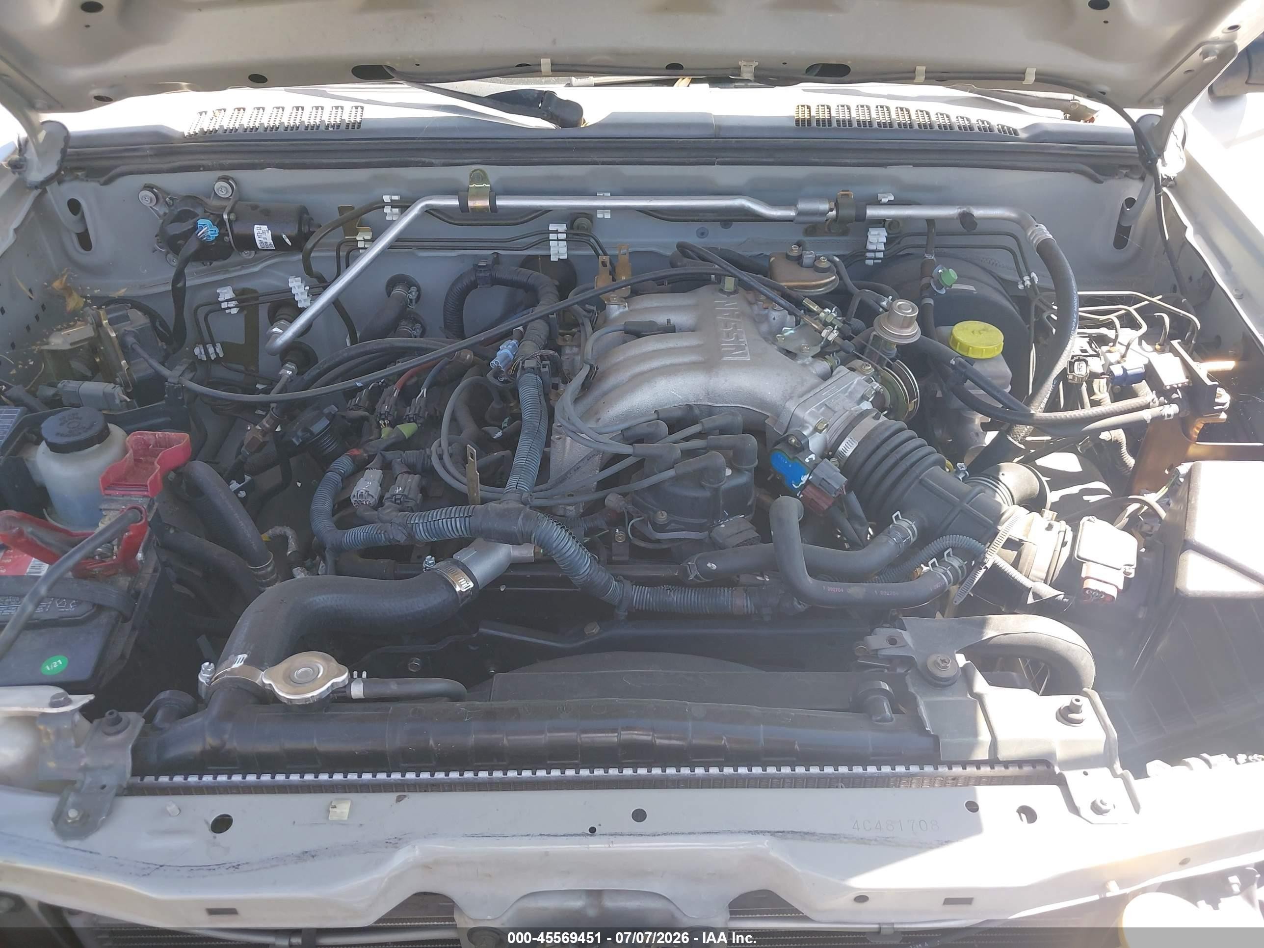 2004 Nissan Frontier Desert Runner Xe-v6 Silver vin: 1N6ED26T14C481708