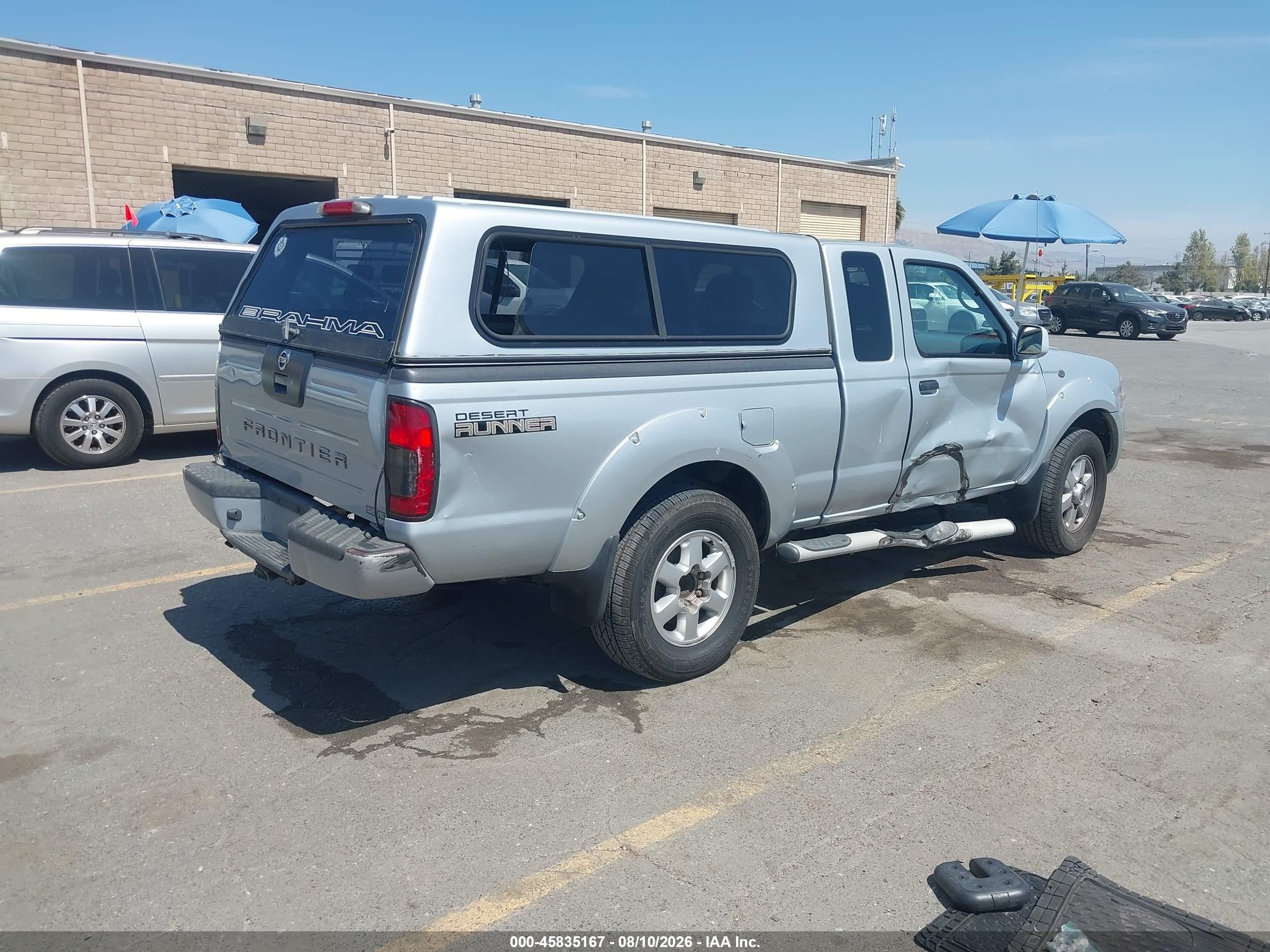 2003 Nissan Frontier Desert Runner Se-v6 Silver vin: 1N6ED26T23C427428