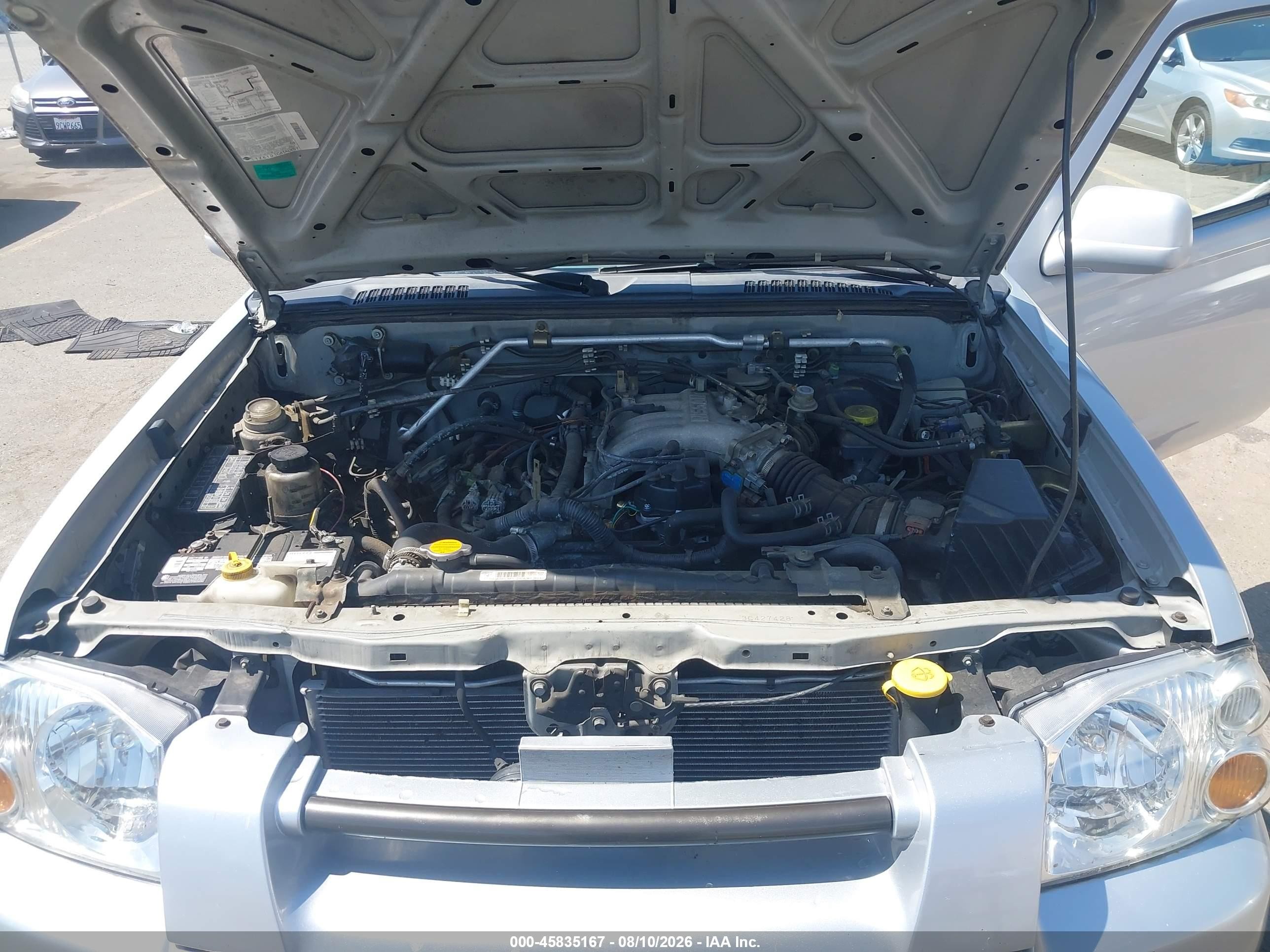 2003 Nissan Frontier Desert Runner Se-v6 Silver vin: 1N6ED26T23C427428