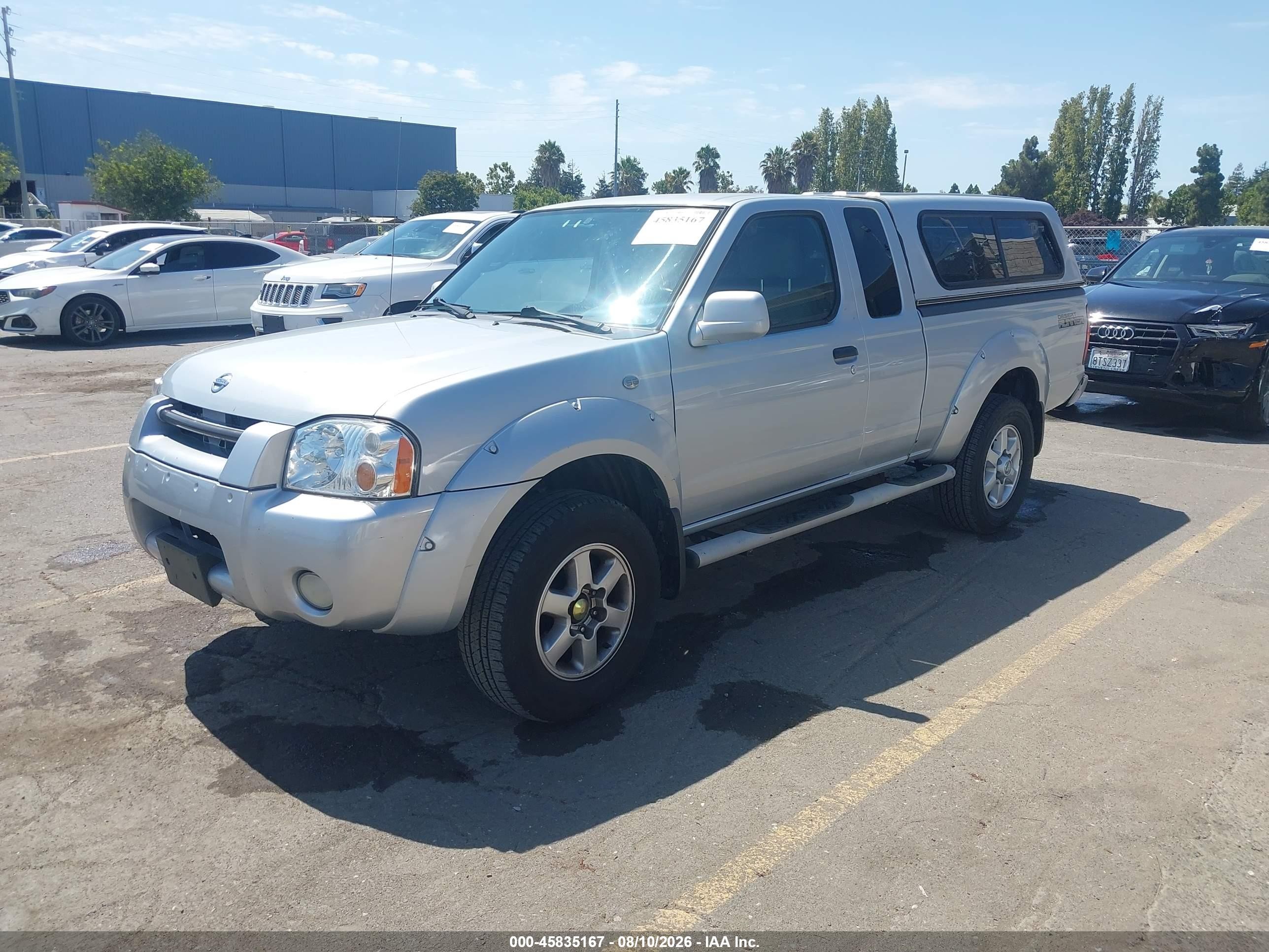 2003 Nissan Frontier Desert Runner Se-v6 Silver vin: 1N6ED26T23C427428