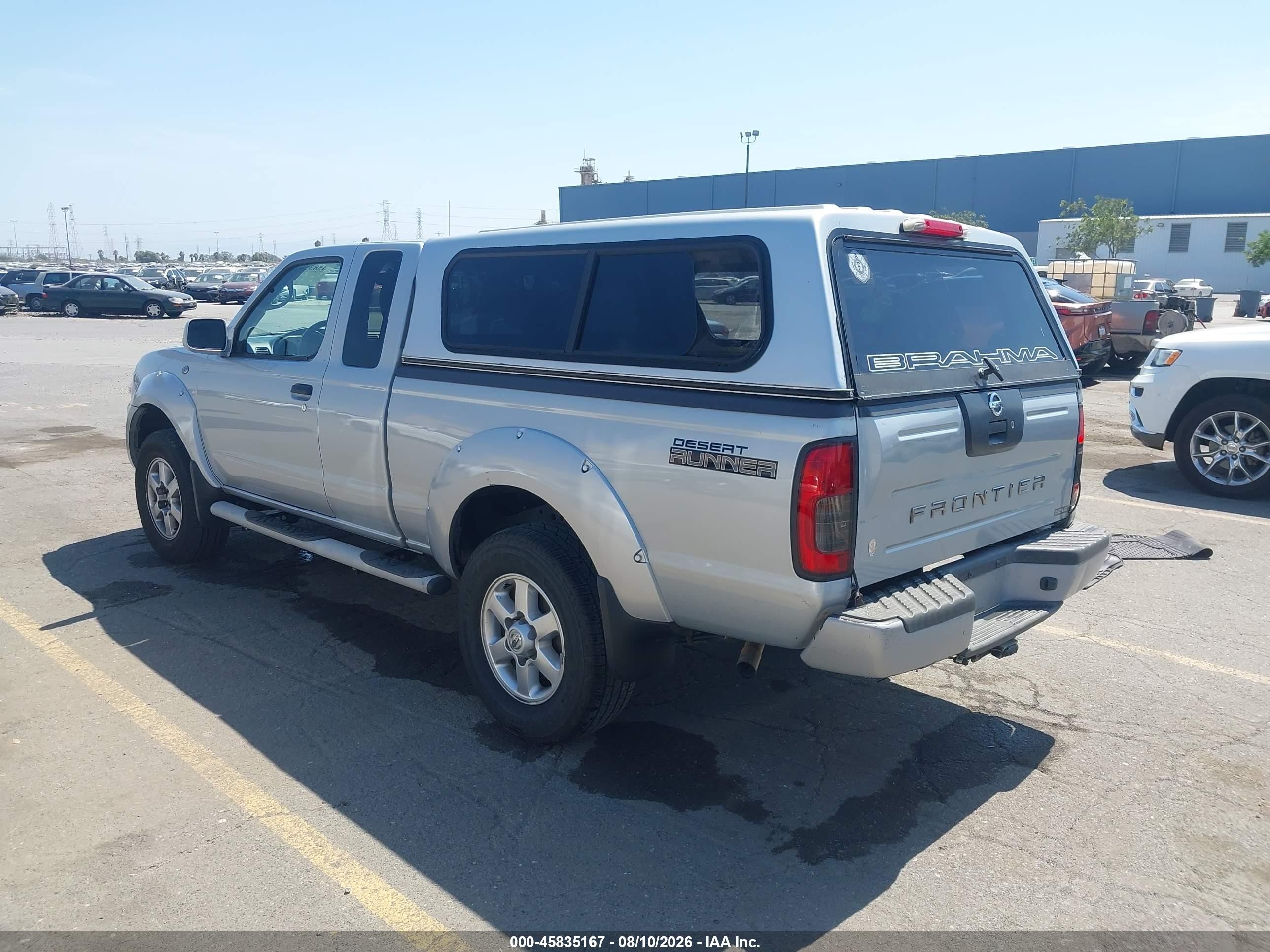 2003 Nissan Frontier Desert Runner Se-v6 Silver vin: 1N6ED26T23C427428