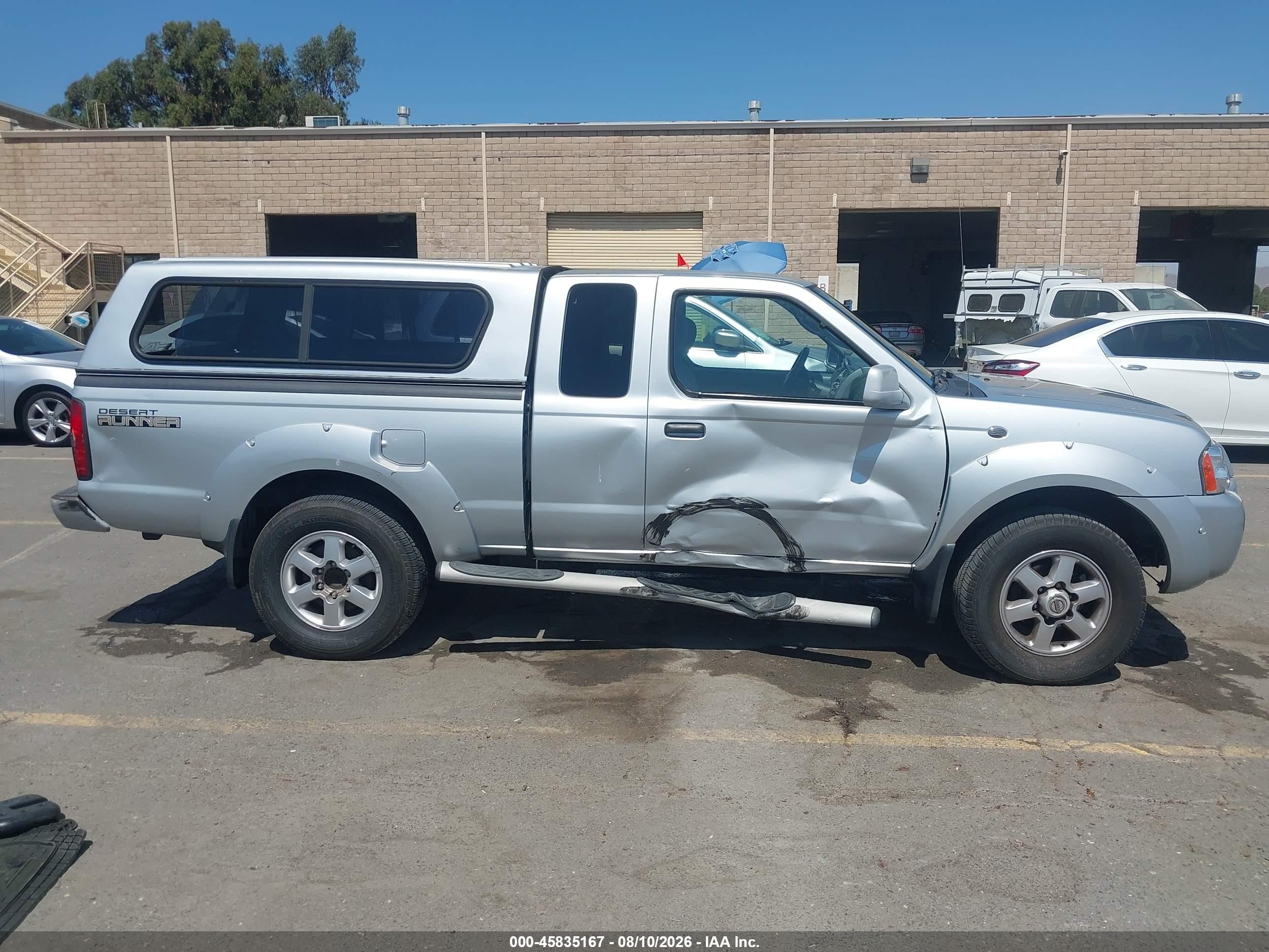 2003 Nissan Frontier Desert Runner Se-v6 Silver vin: 1N6ED26T23C427428