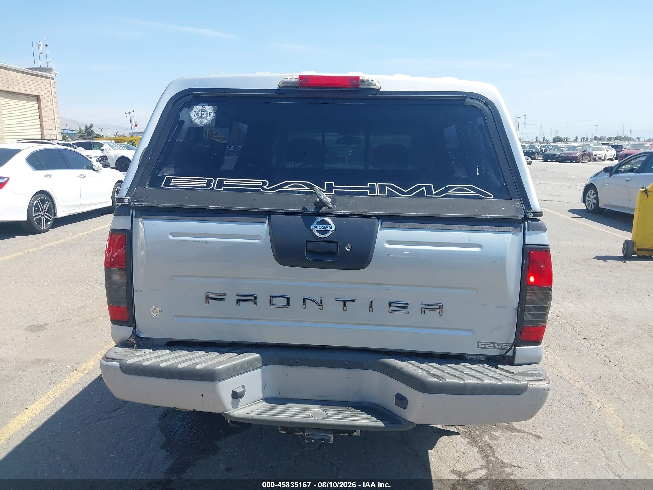 2003 Nissan Frontier Desert Runner Se-v6 Silver vin: 1N6ED26T23C427428