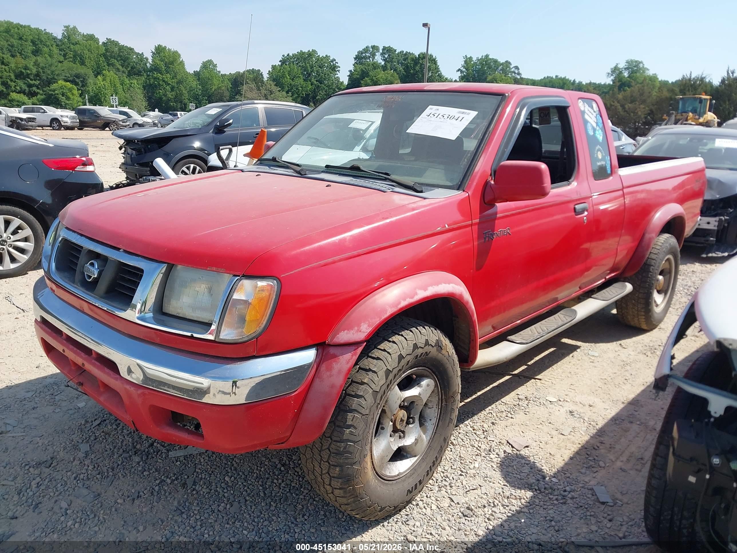 2000 Nissan Frontier Desert Runner Se-v6/desert Runner Xe-v6 Красный vin: 1N6ED26T2YC387178