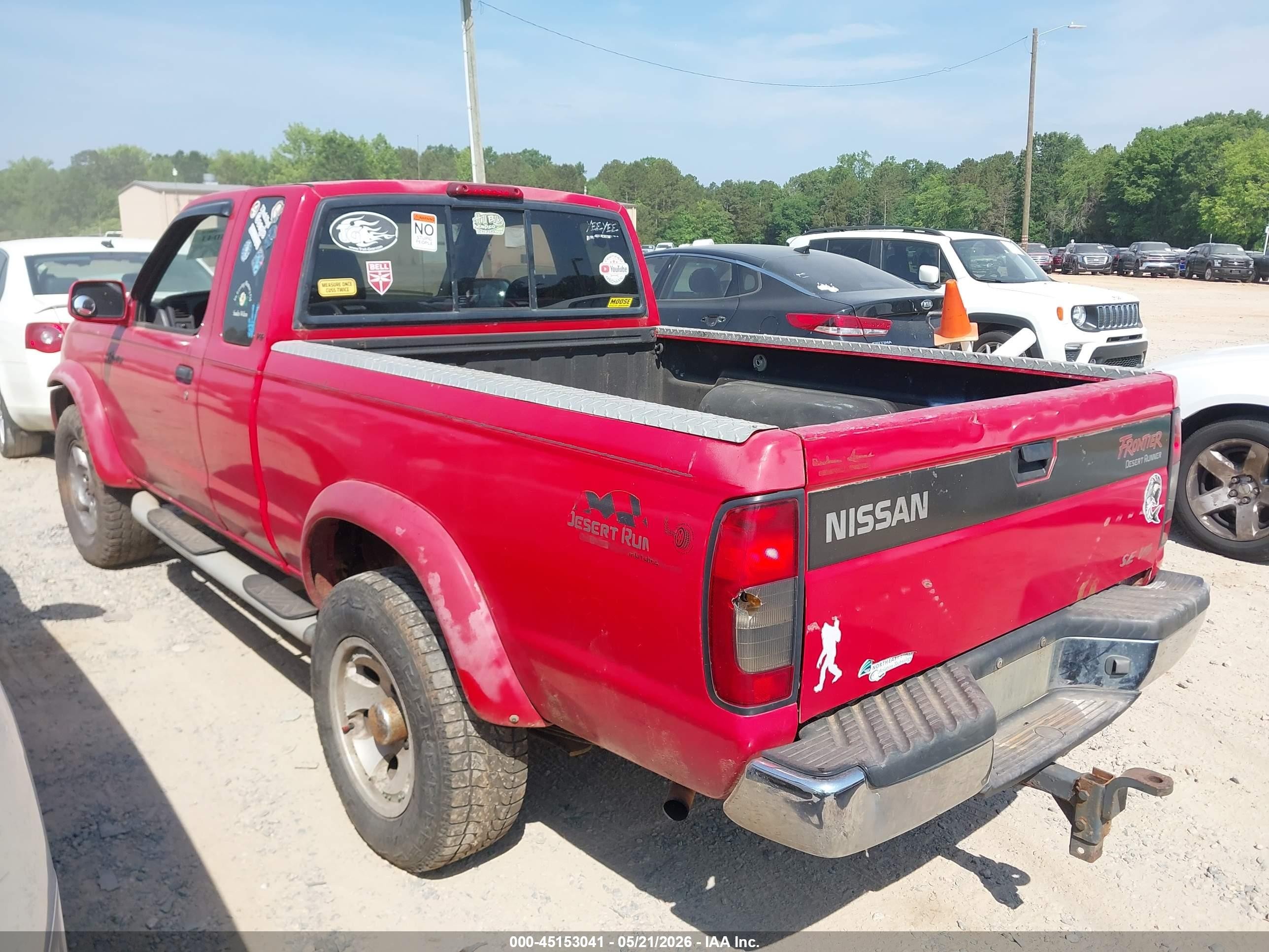 2000 Nissan Frontier Desert Runner Se-v6/desert Runner Xe-v6 Красный vin: 1N6ED26T2YC387178