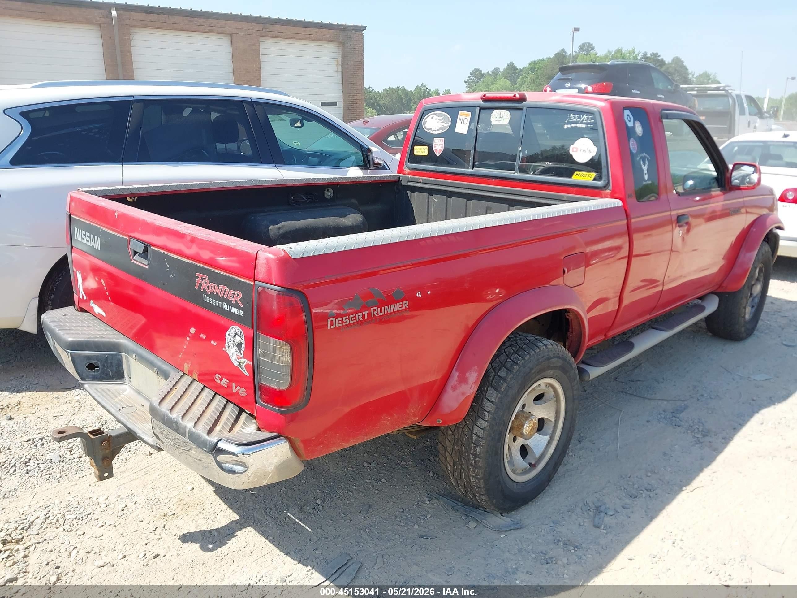 2000 Nissan Frontier Desert Runner Se-v6/desert Runner Xe-v6 Красный vin: 1N6ED26T2YC387178
