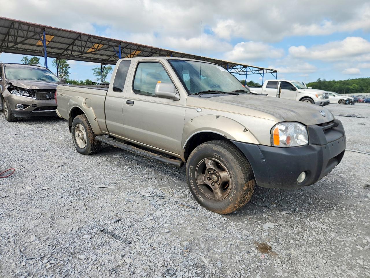 2001 Nissan Frontier Xe Desert Runner Gray vin: 1N6ED26T51C320466