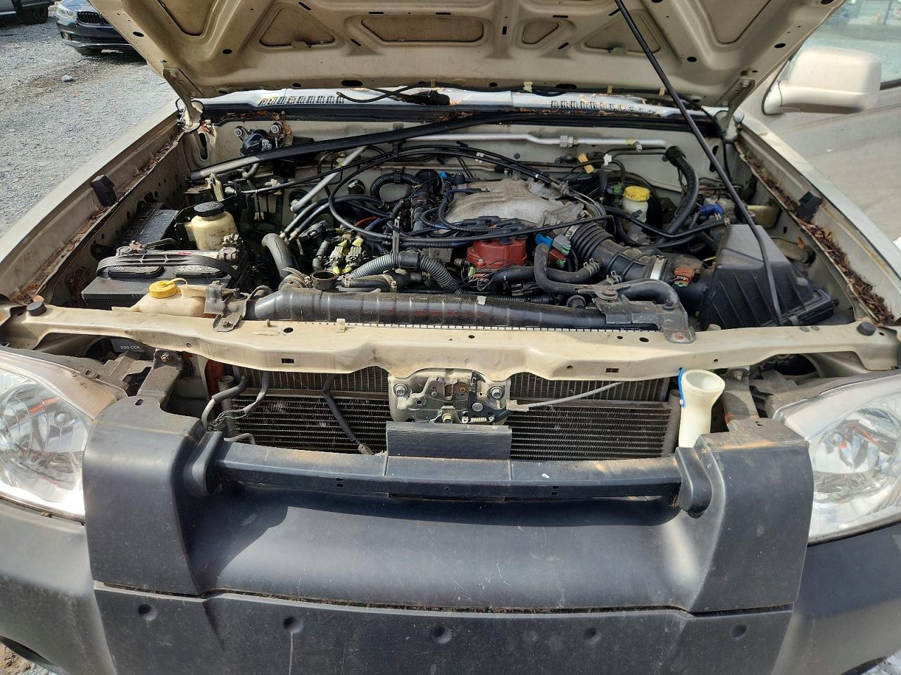 2001 Nissan Frontier Xe Desert Runner Gray vin: 1N6ED26T51C320466