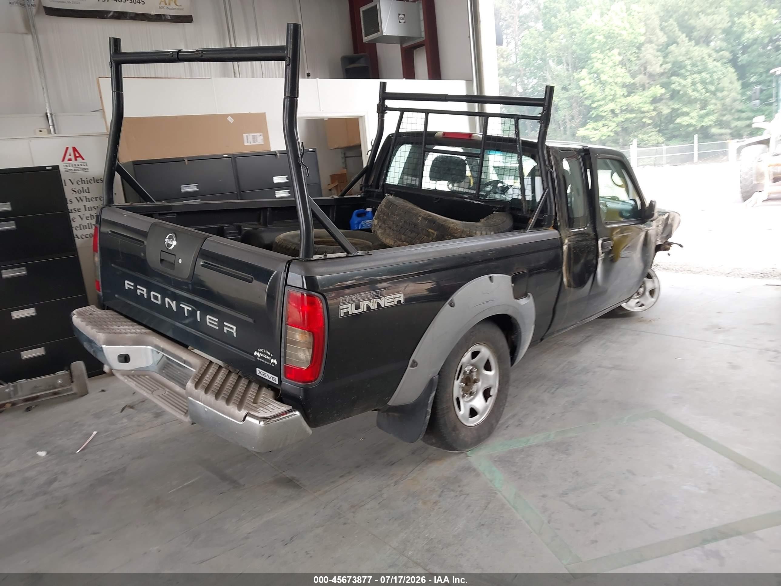 2004 Nissan Frontier Desert Runner Xe-v6 Black vin: 1N6ED26T54C439882