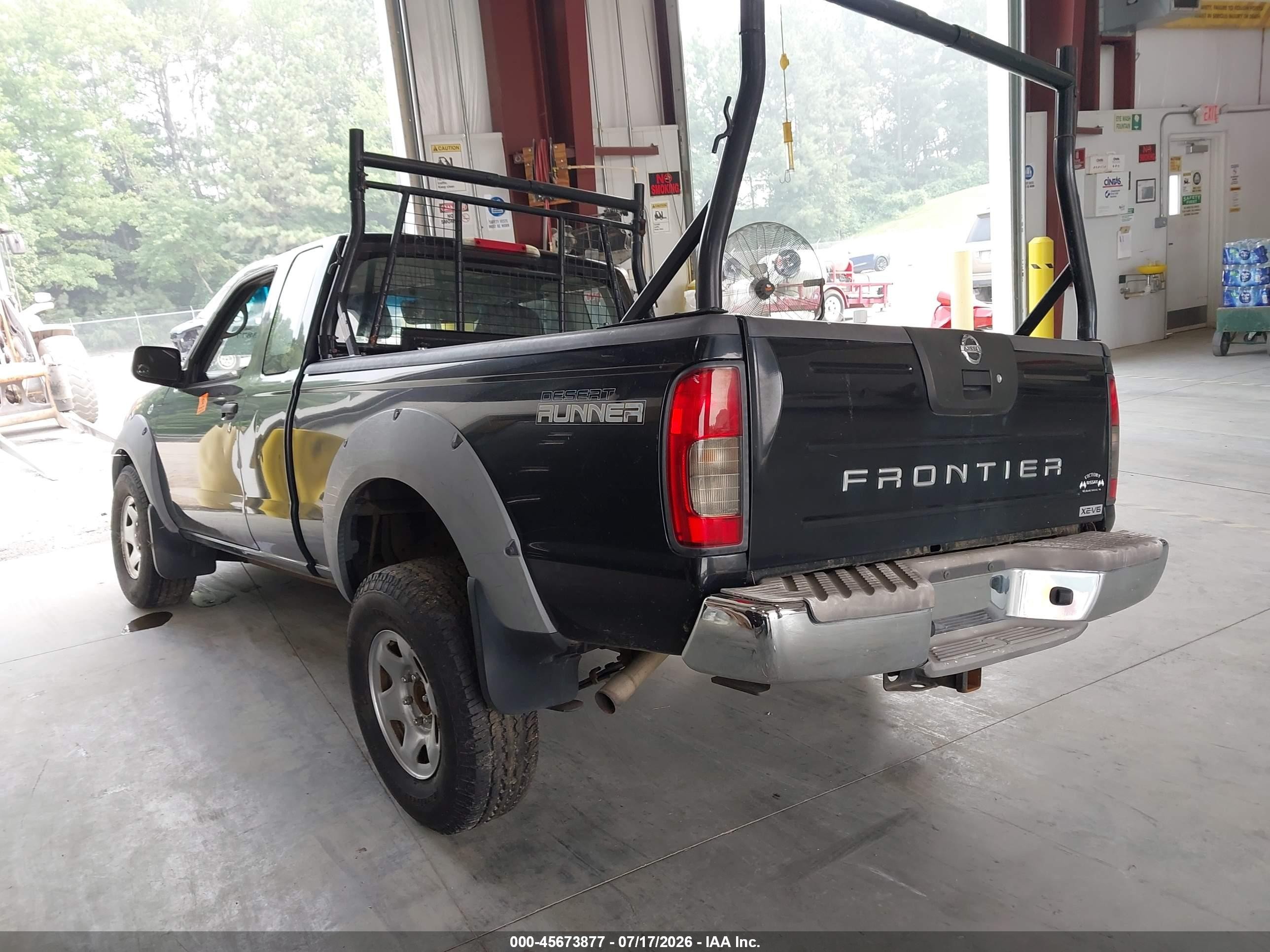 2004 Nissan Frontier Desert Runner Xe-v6 Black vin: 1N6ED26T54C439882