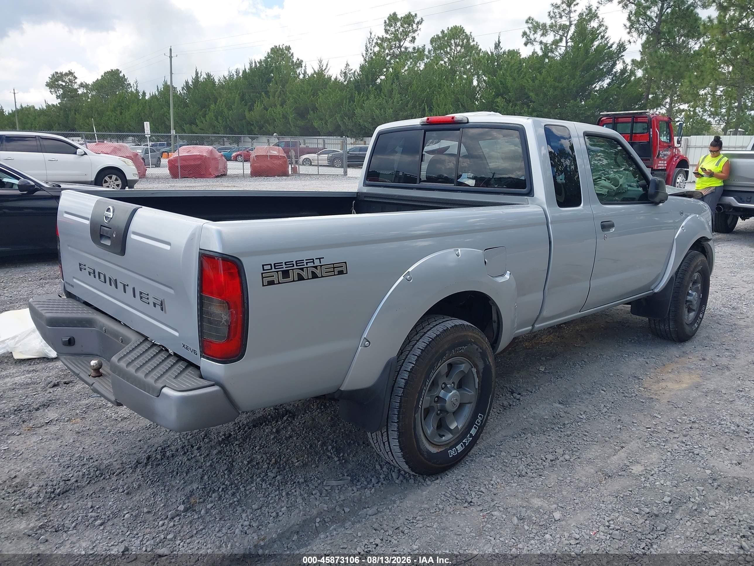 2003 Nissan Frontier Desert Runner Xe-v6 Silver vin: 1N6ED26T63C448198