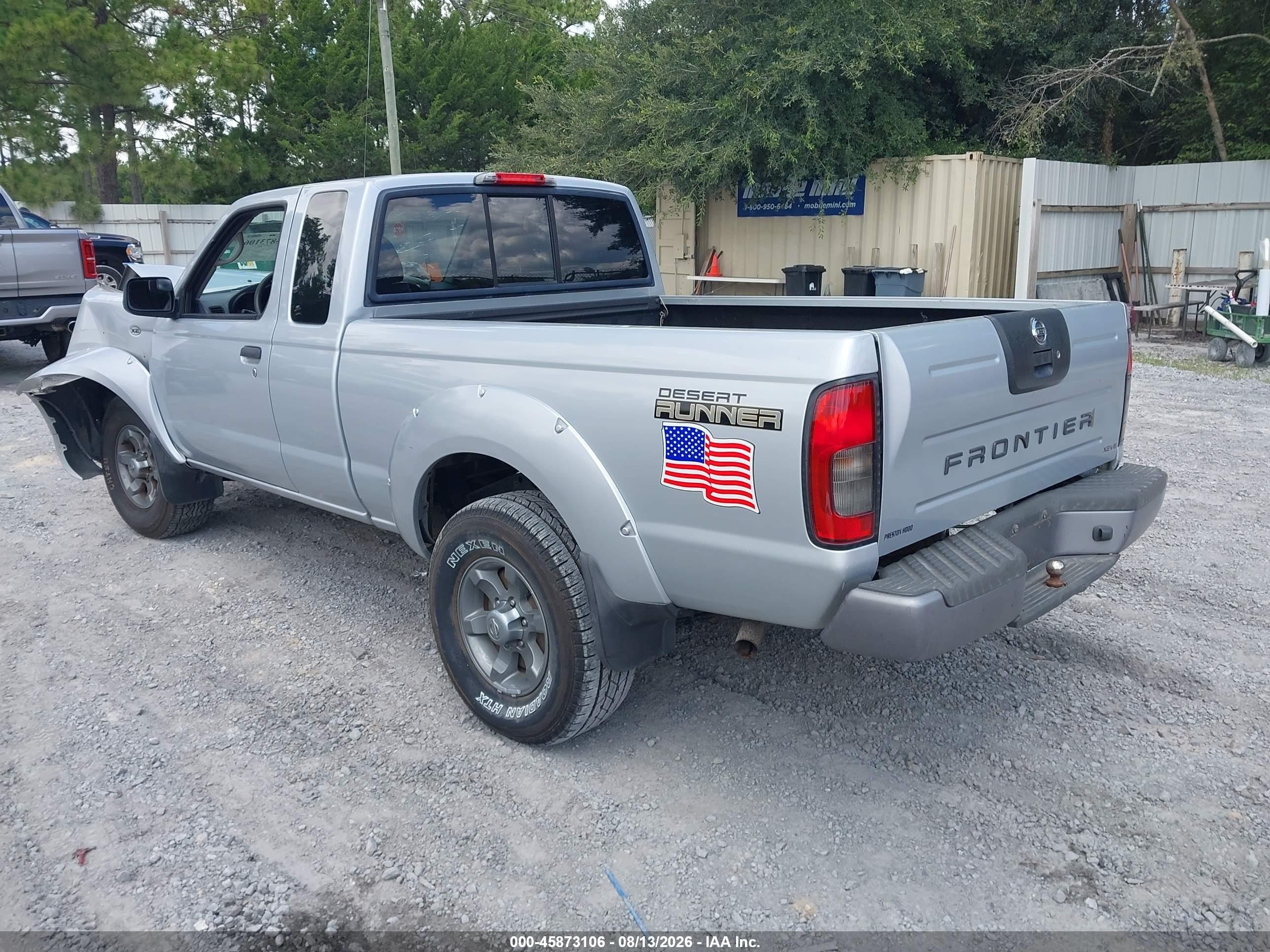 2003 Nissan Frontier Desert Runner Xe-v6 Silver vin: 1N6ED26T63C448198