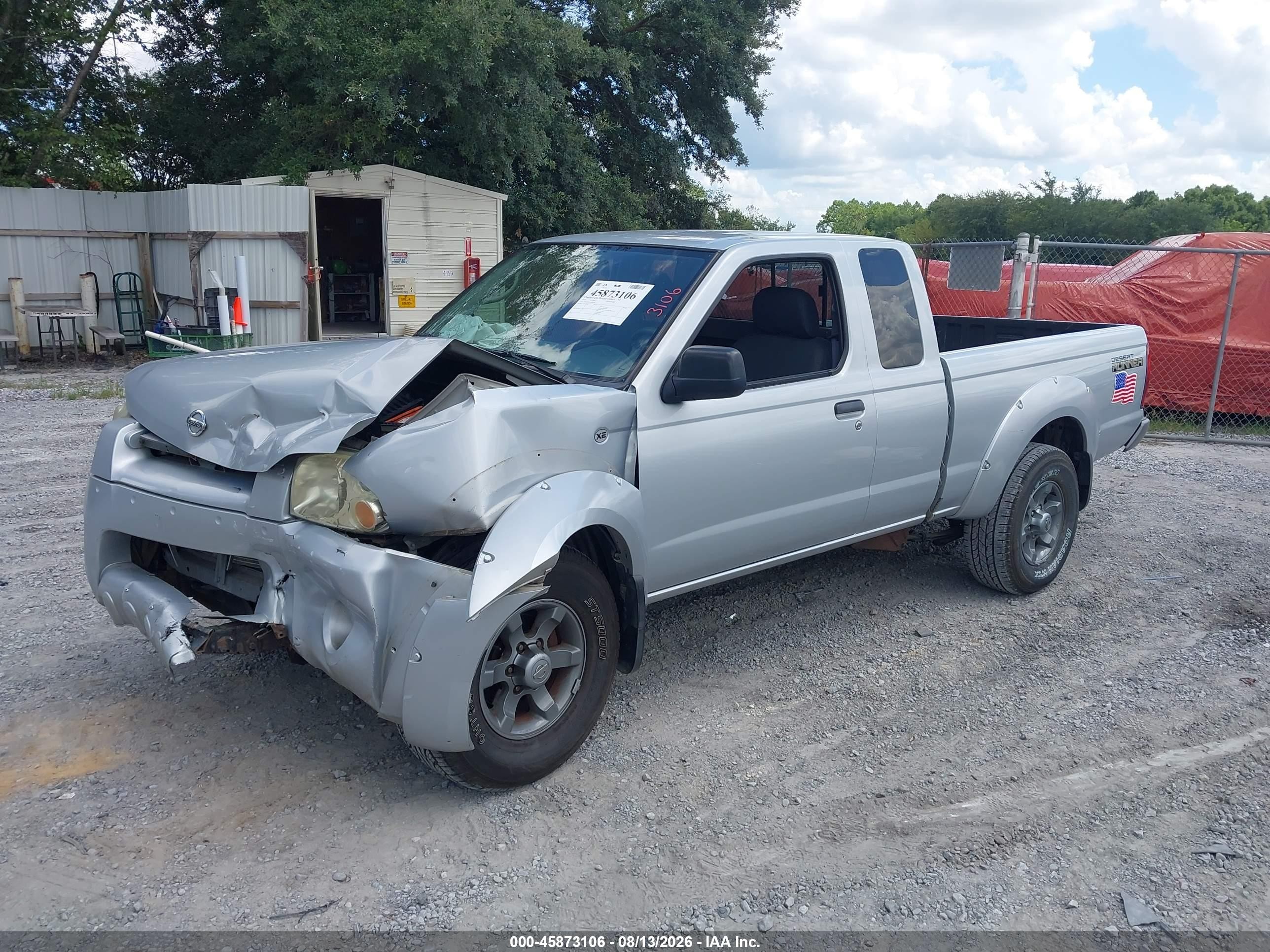 2003 Nissan Frontier Desert Runner Xe-v6 Silver vin: 1N6ED26T63C448198