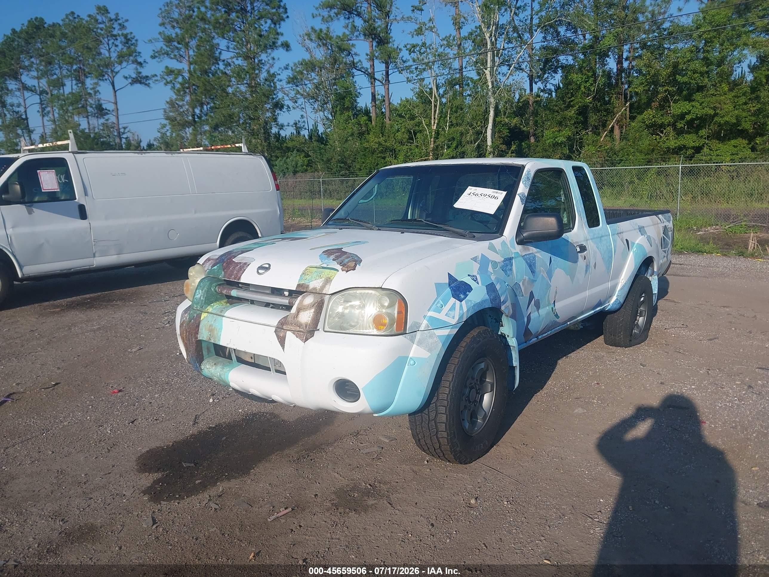 2003 Nissan Frontier Desert Runner Xe-v6 White vin: 1N6ED26T73C423584
