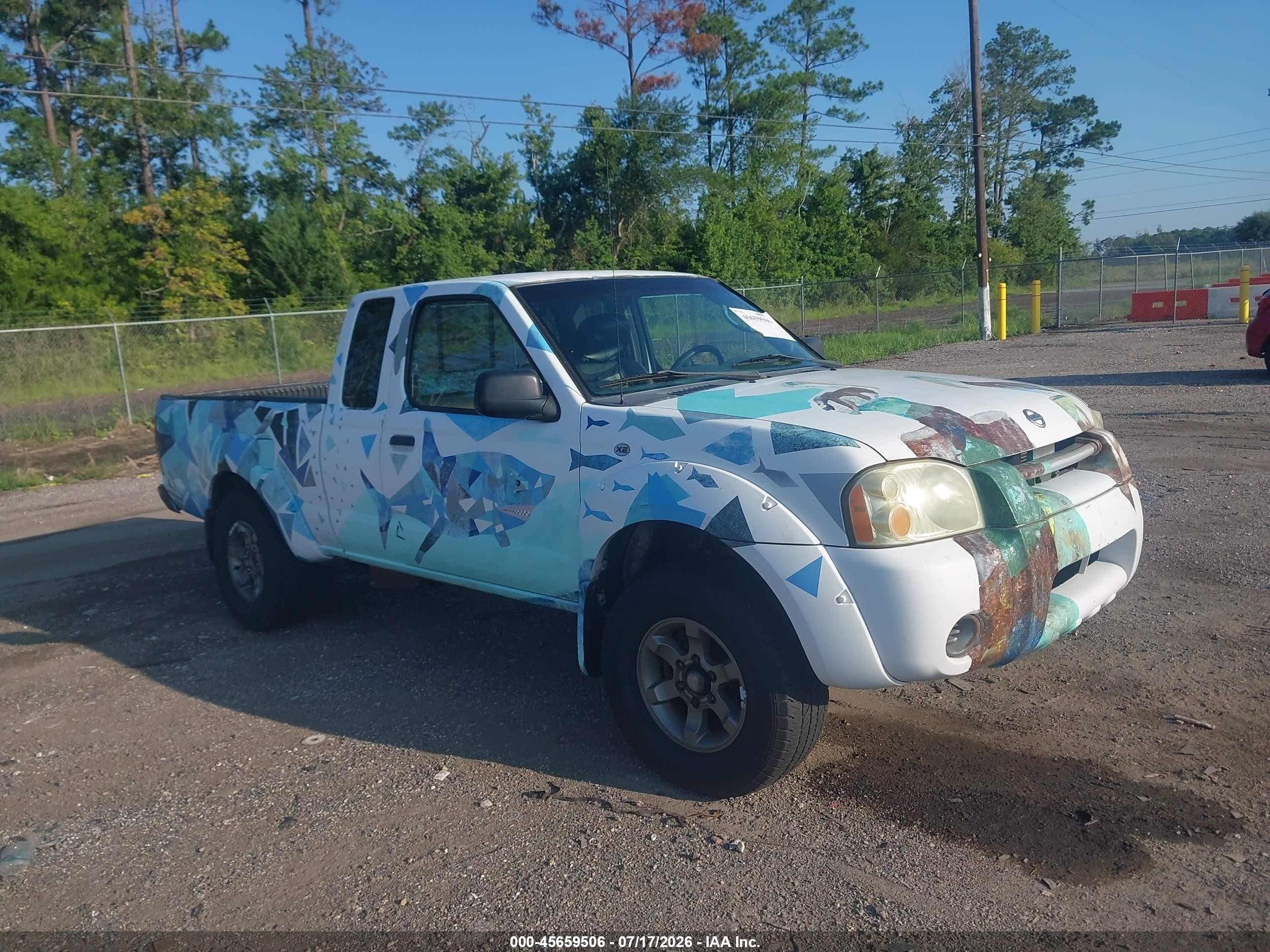 2003 Nissan Frontier Desert Runner Xe-v6 White vin: 1N6ED26T73C423584