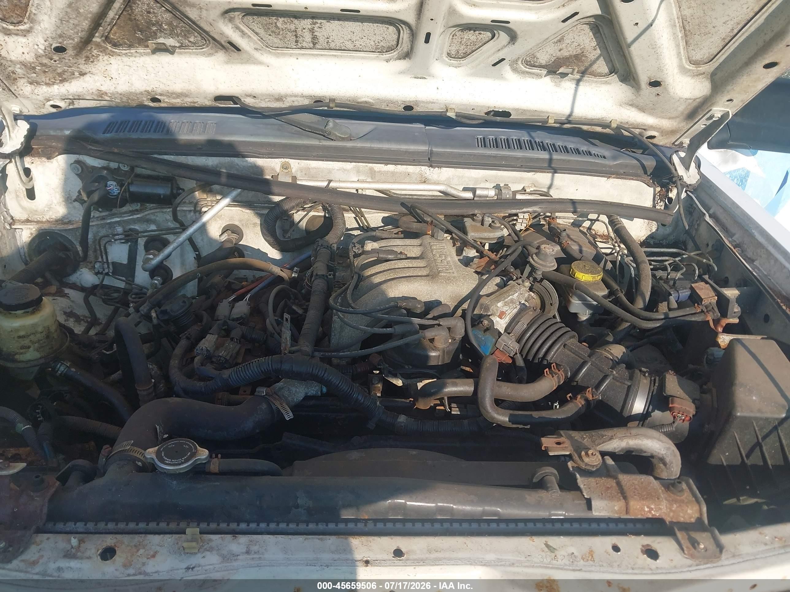2003 Nissan Frontier Desert Runner Xe-v6 White vin: 1N6ED26T73C423584