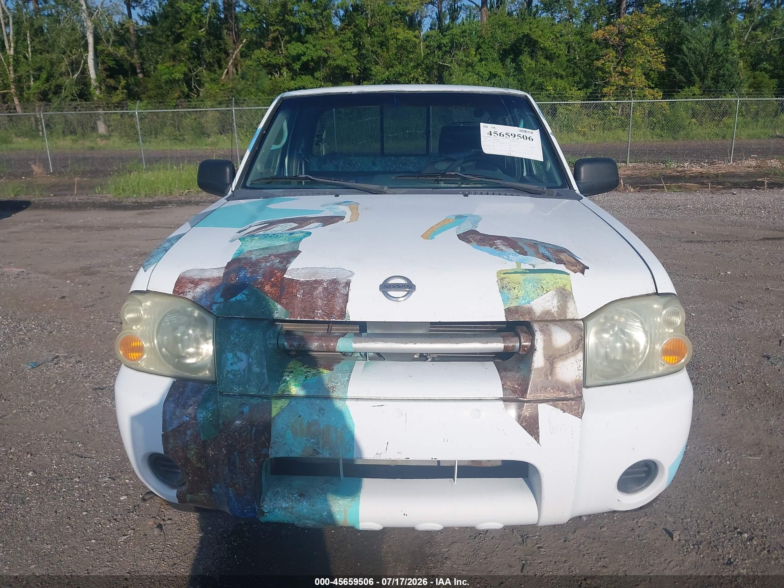 2003 Nissan Frontier Desert Runner Xe-v6 White vin: 1N6ED26T73C423584