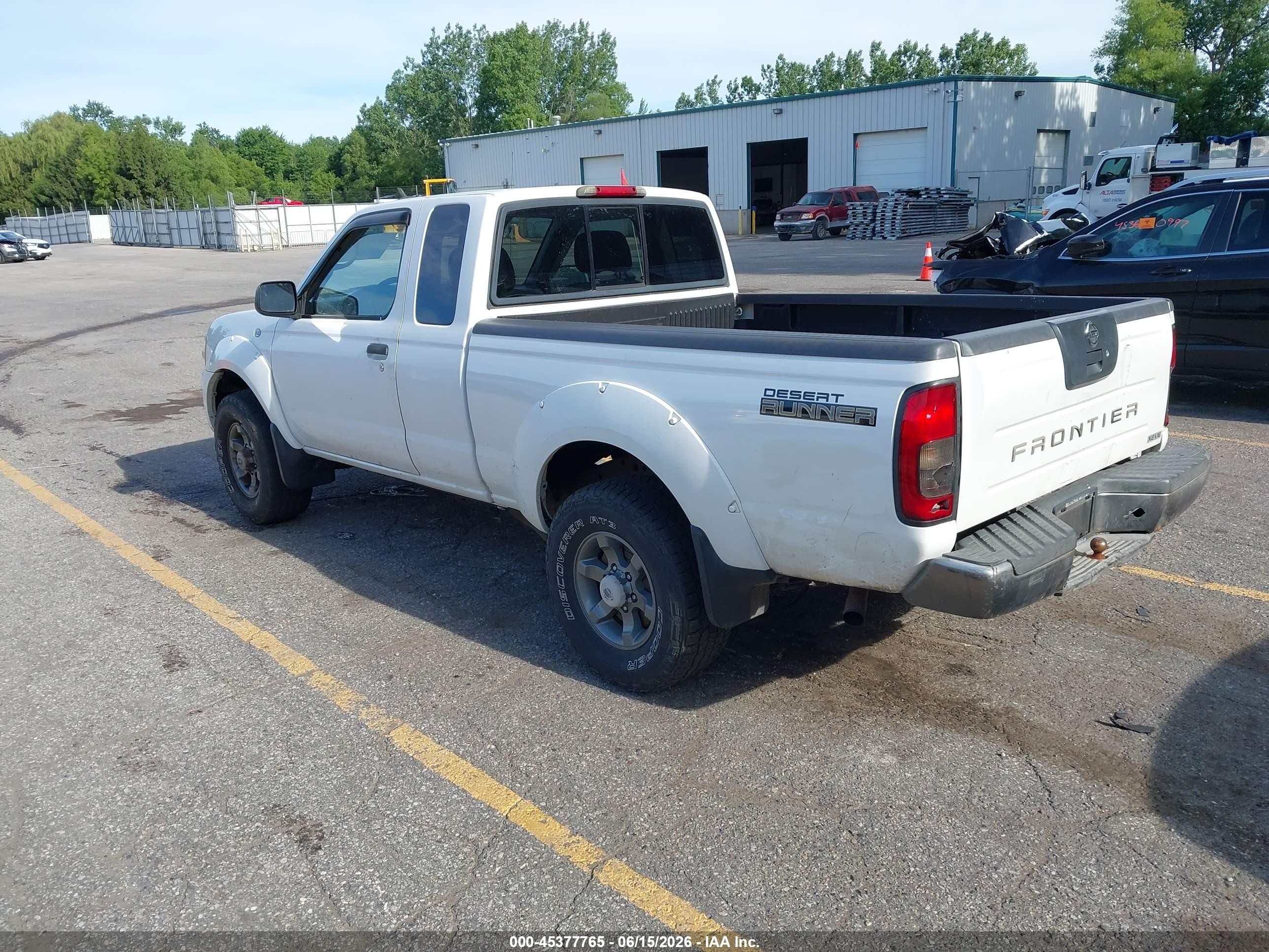 2004 Nissan Frontier Desert Runner Xe-v6 White vin: 1N6ED26T74C422307