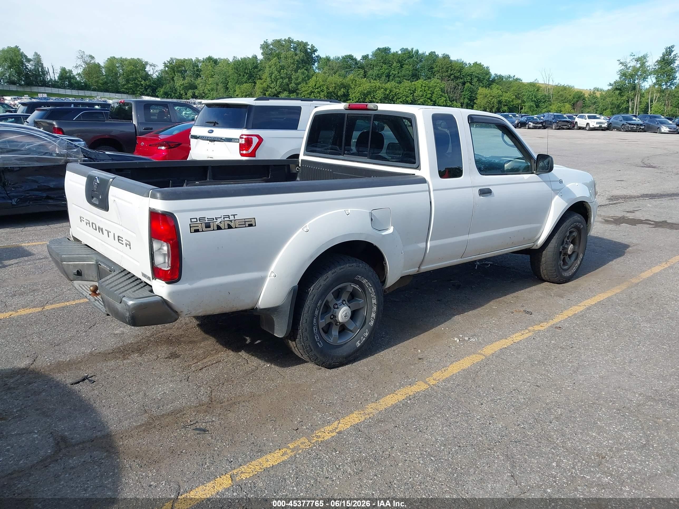 2004 Nissan Frontier Desert Runner Xe-v6 White vin: 1N6ED26T74C422307