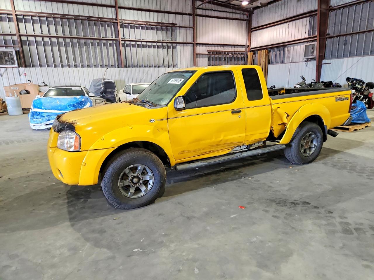 2004 Nissan Frontier King Cab Xe V6 Yellow vin: 1N6ED26T84C405886