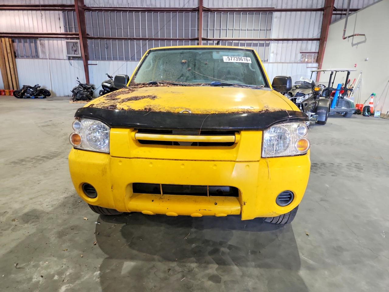 2004 Nissan Frontier King Cab Xe V6 Yellow vin: 1N6ED26T84C405886