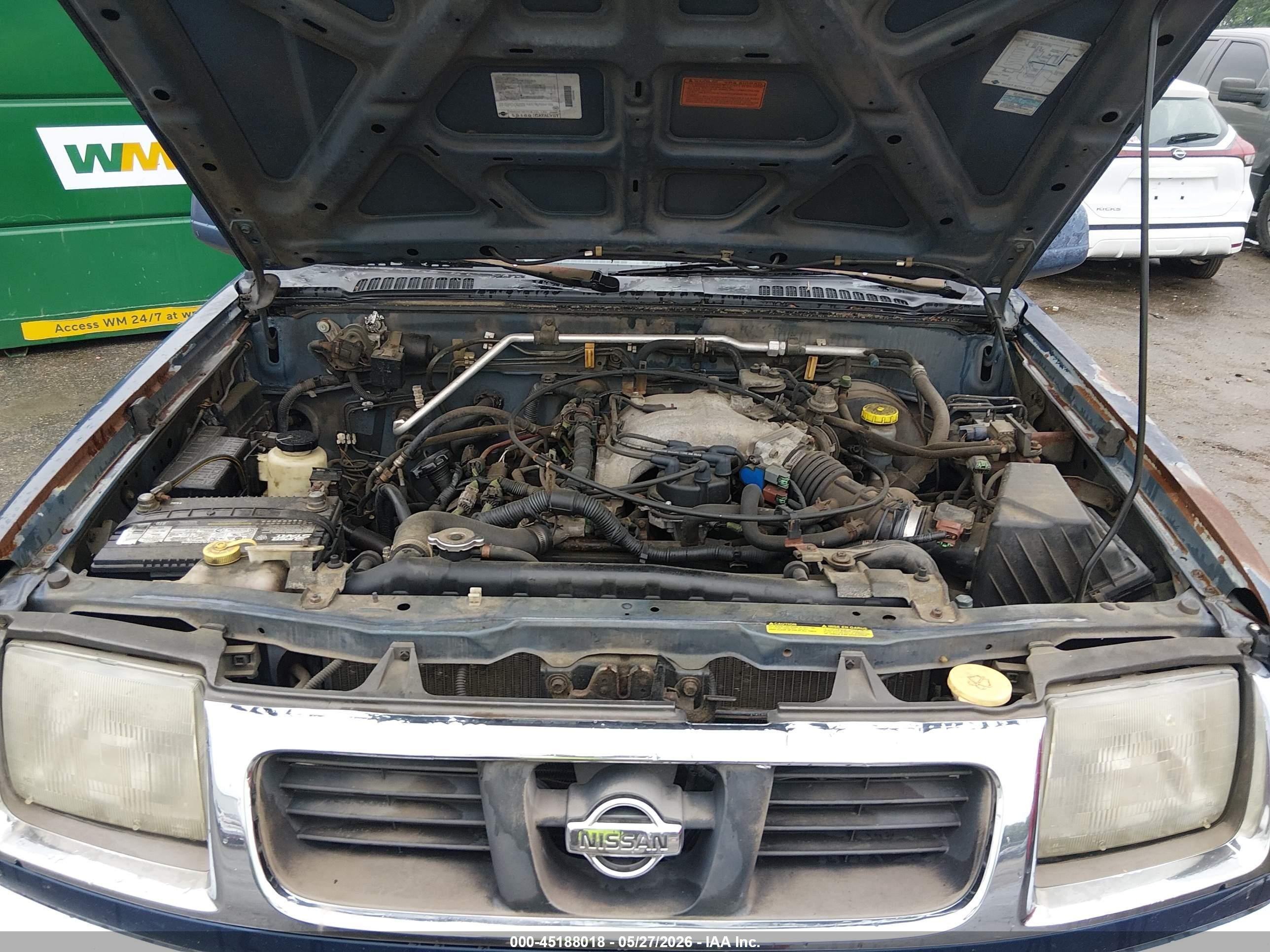 2000 Nissan Frontier Desert Runner Se-v6/desert Runner Xe-v6 Blue vin: 1N6ED26T8YC302053