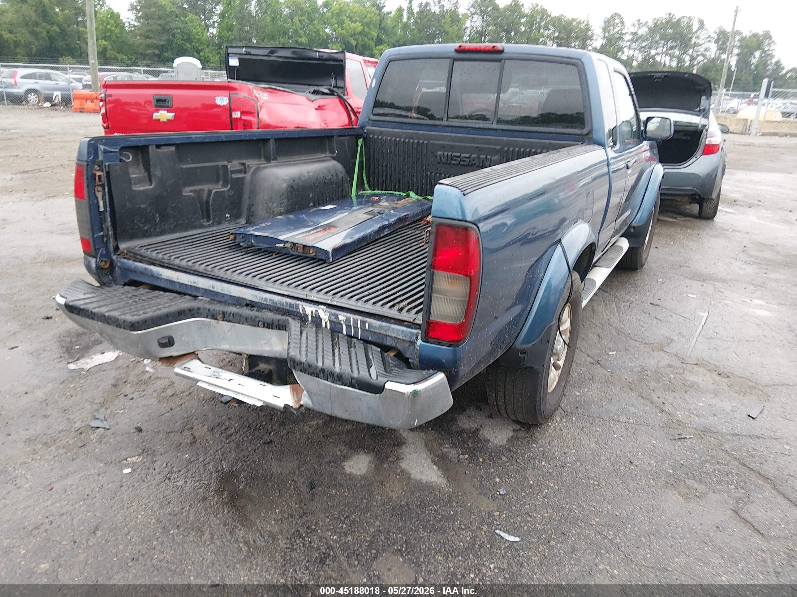 2000 Nissan Frontier Desert Runner Se-v6/desert Runner Xe-v6 Blue vin: 1N6ED26T8YC302053