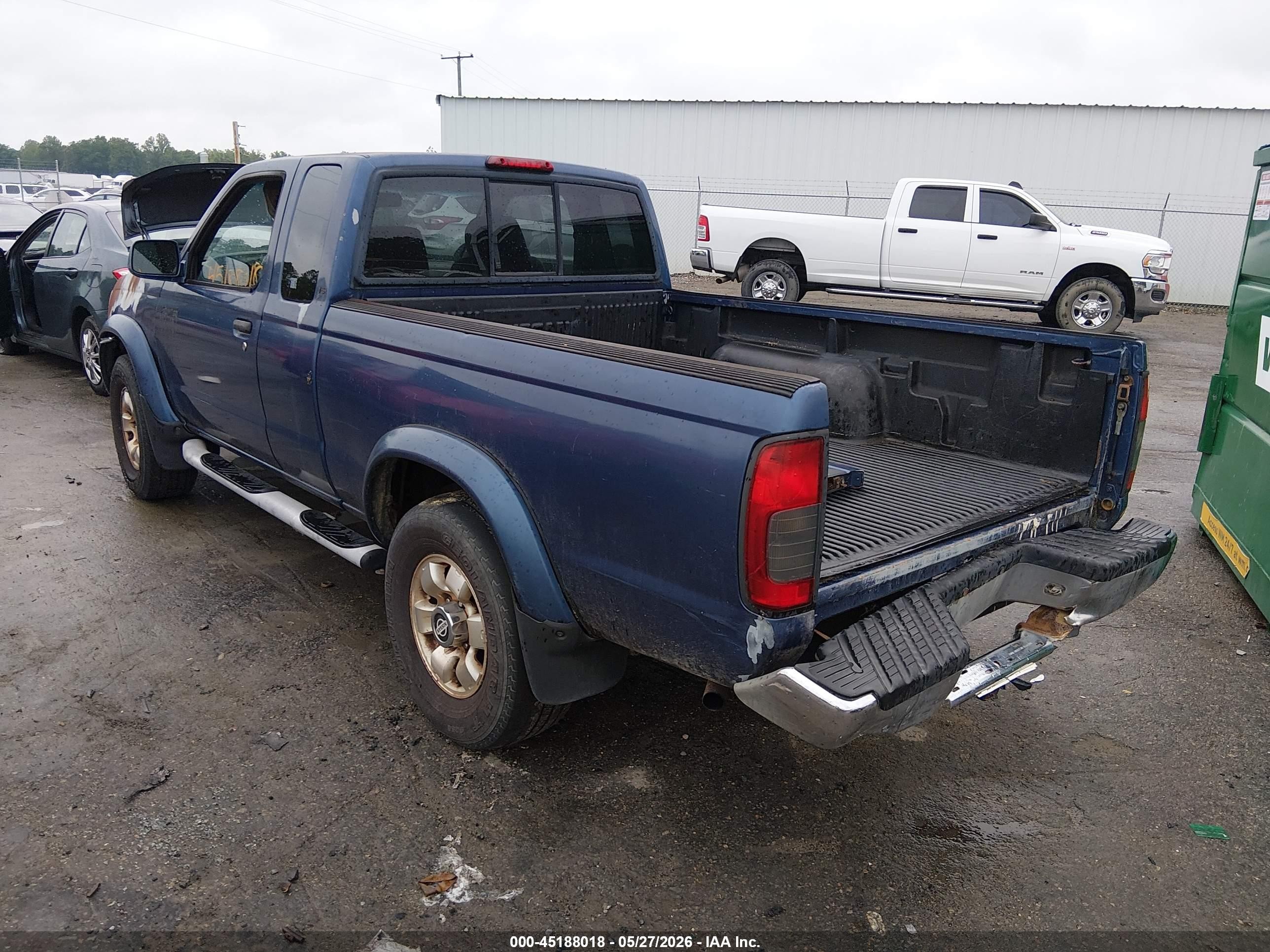 2000 Nissan Frontier Desert Runner Se-v6/desert Runner Xe-v6 Blue vin: 1N6ED26T8YC302053