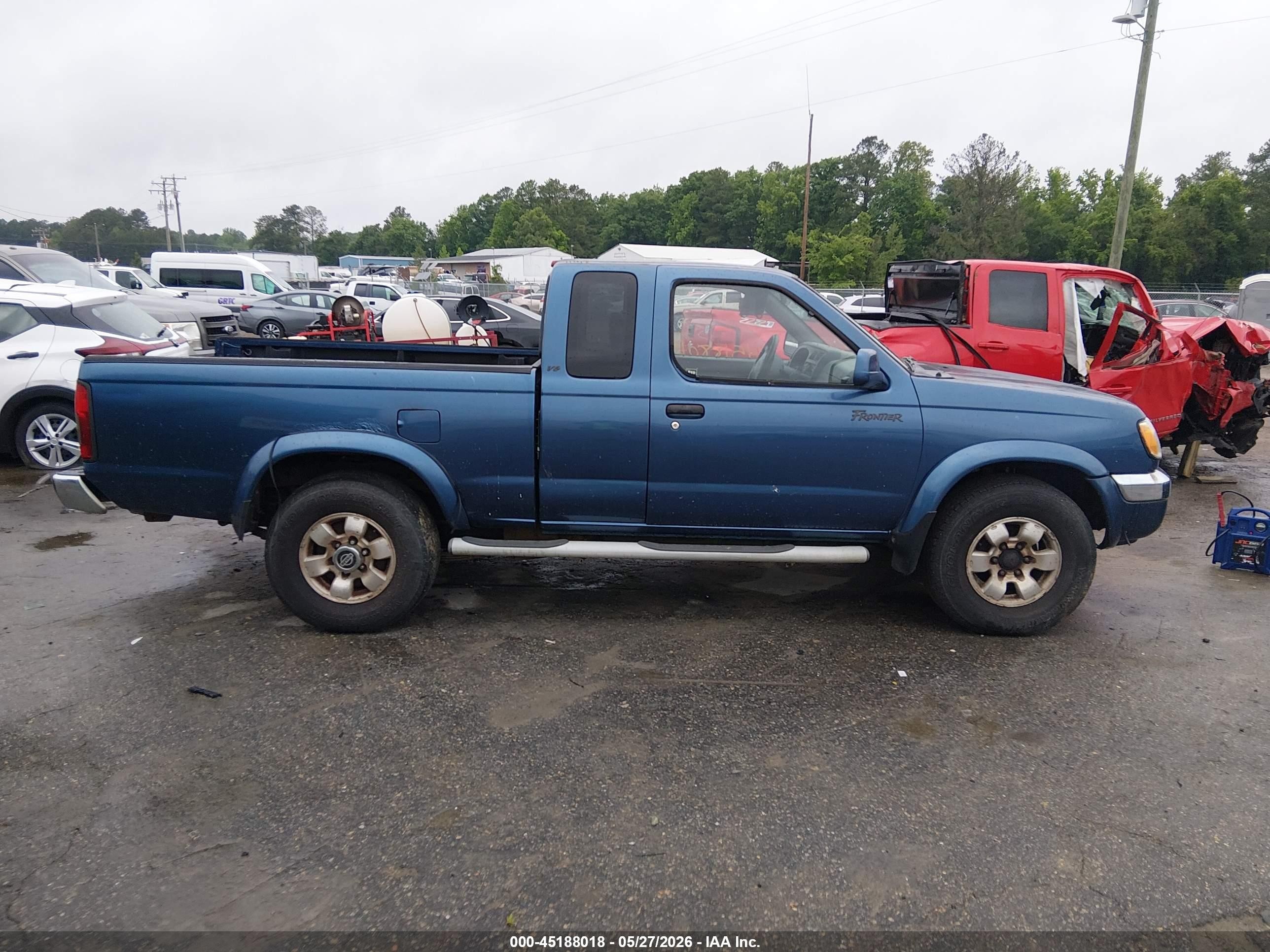2000 Nissan Frontier Desert Runner Se-v6/desert Runner Xe-v6 Blue vin: 1N6ED26T8YC302053