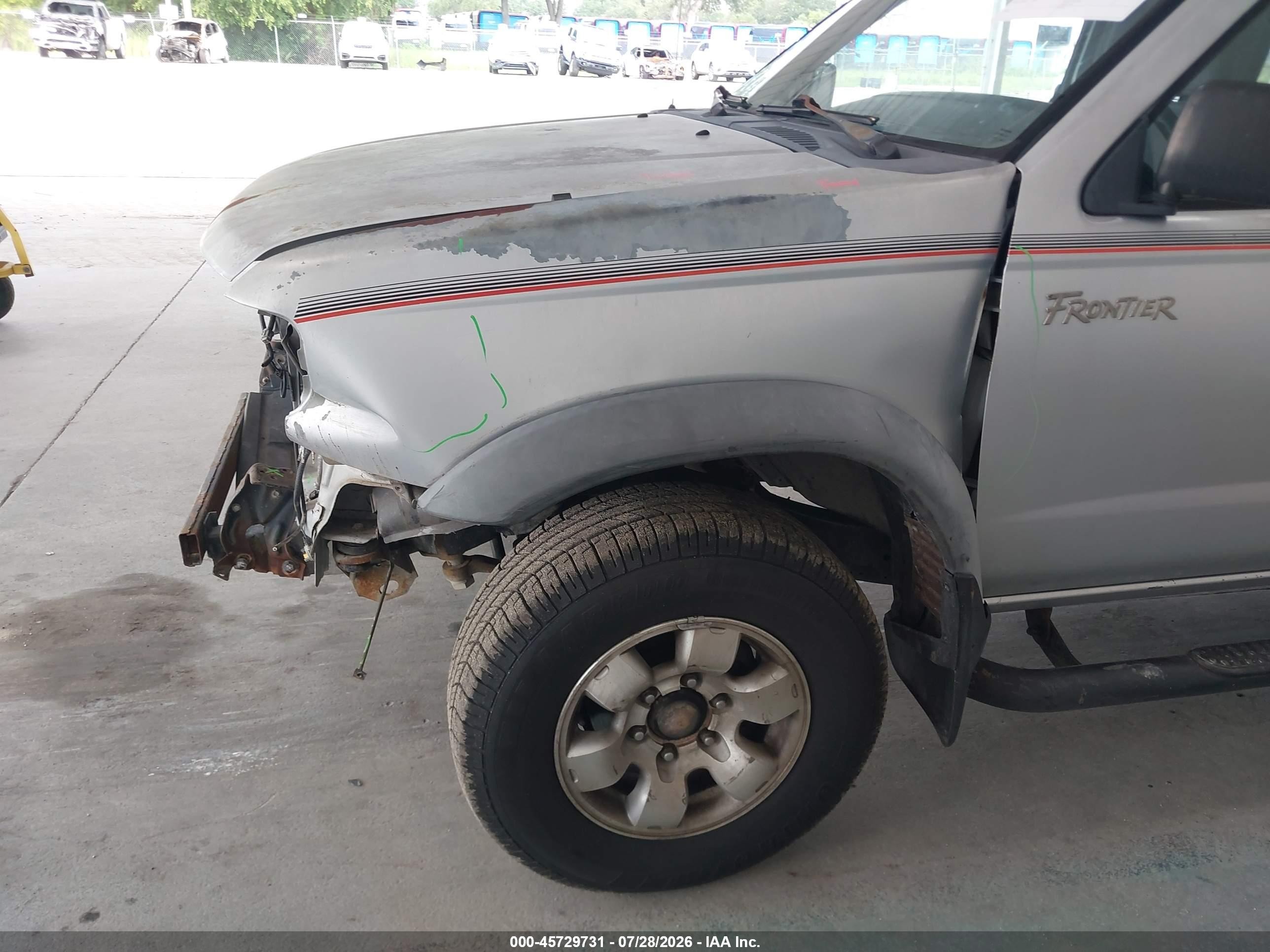 2000 Nissan Frontier Desert Runner Se-v6/desert Runner Xe-v6 Silver vin: 1N6ED26T8YC326305