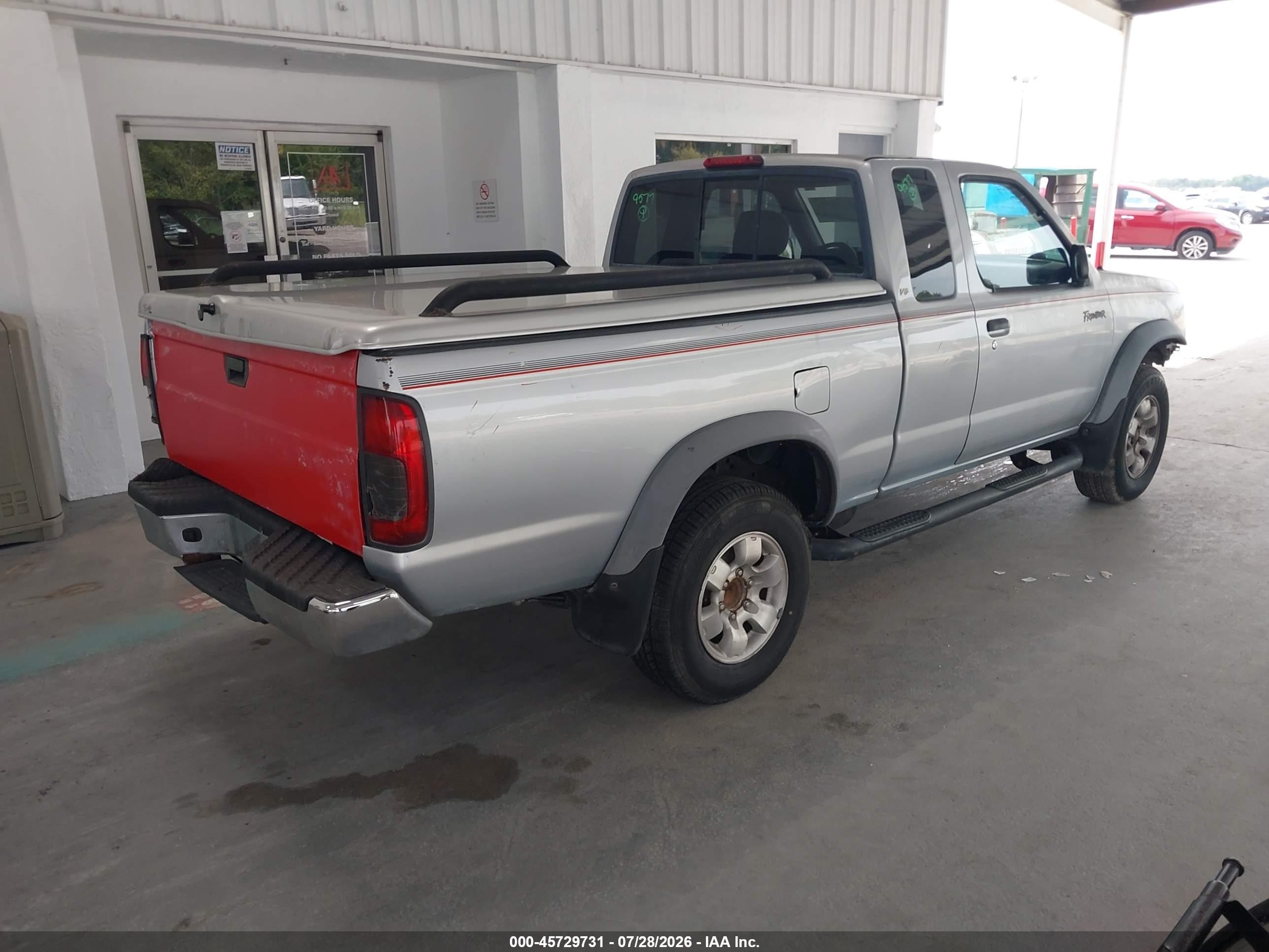 2000 Nissan Frontier Desert Runner Se-v6/desert Runner Xe-v6 Silver vin: 1N6ED26T8YC326305