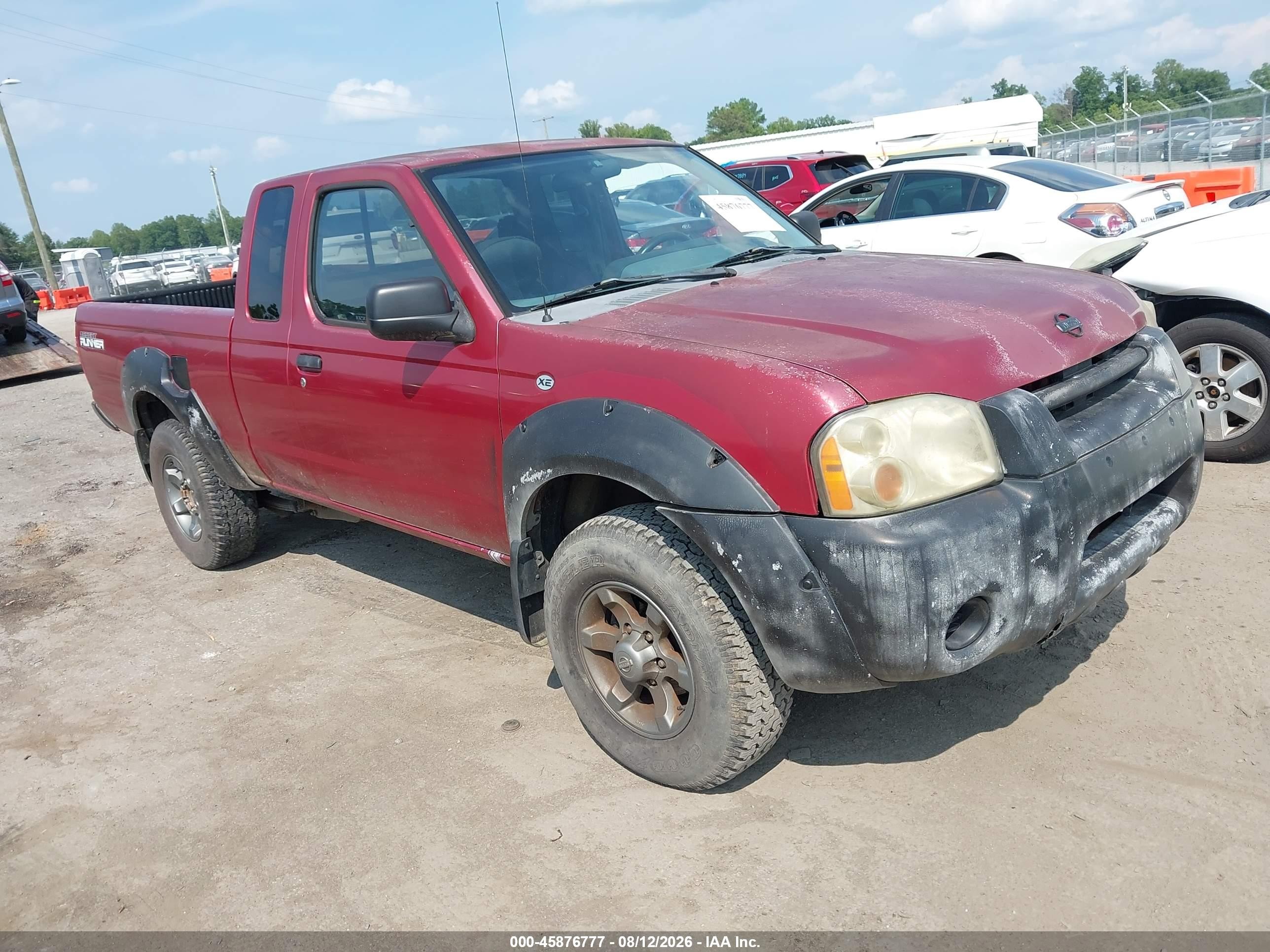 2001 Nissan Frontier Desert Runner Xe-v6 Burgundy vin: 1N6ED26T91C395185