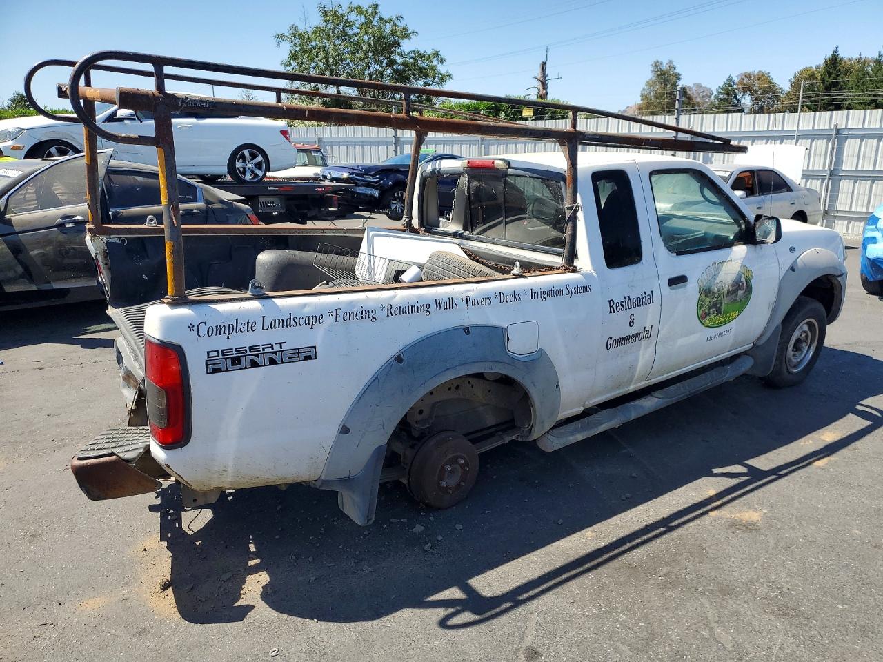 2002 Nissan Frontier Xe-v6 Desert Runner Белый vin: 1N6ED26T92C309696