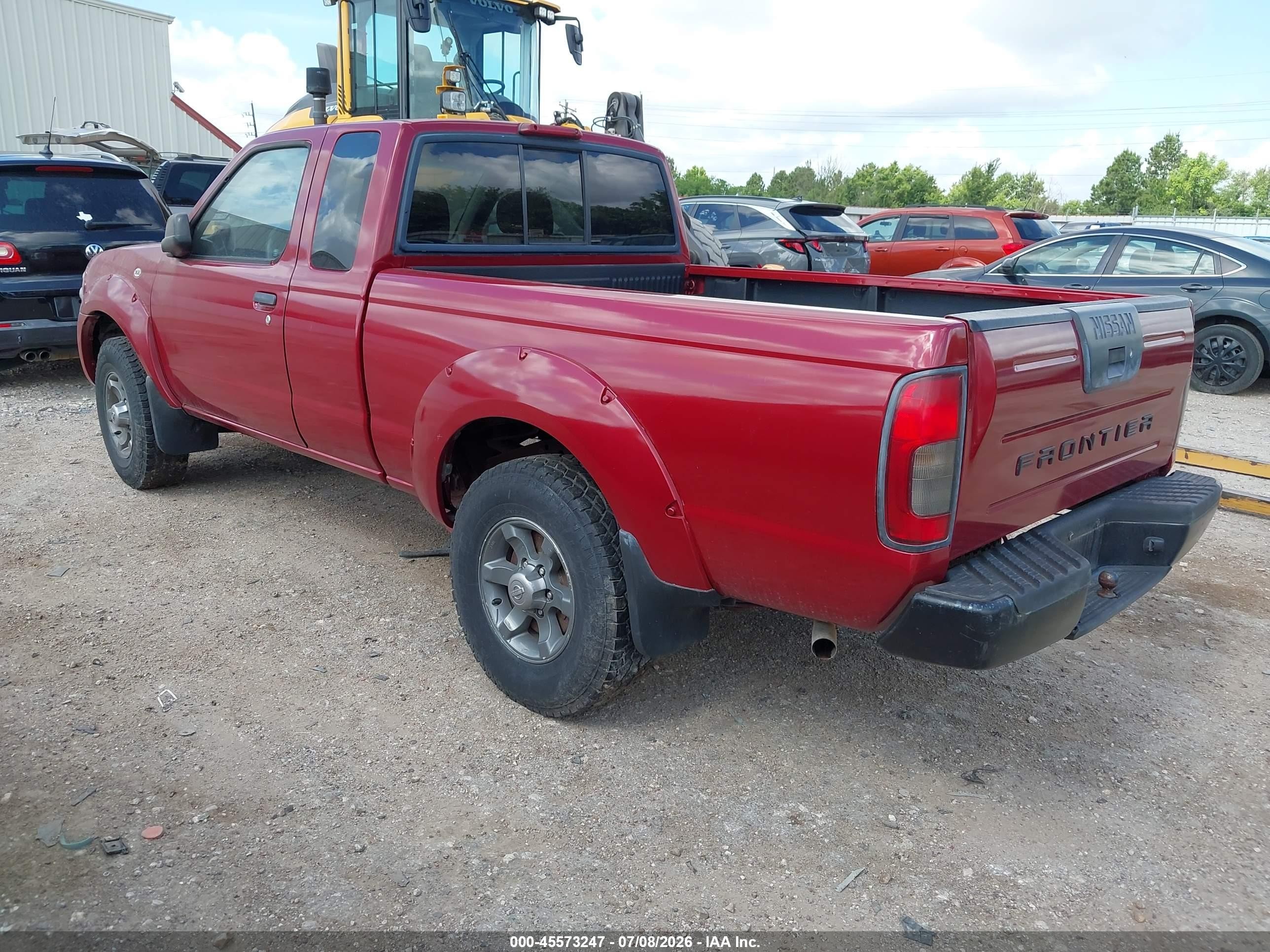 2001 Nissan Frontier 2wd Xe Desert Runner Red vin: 1N6ED26TX1C366312