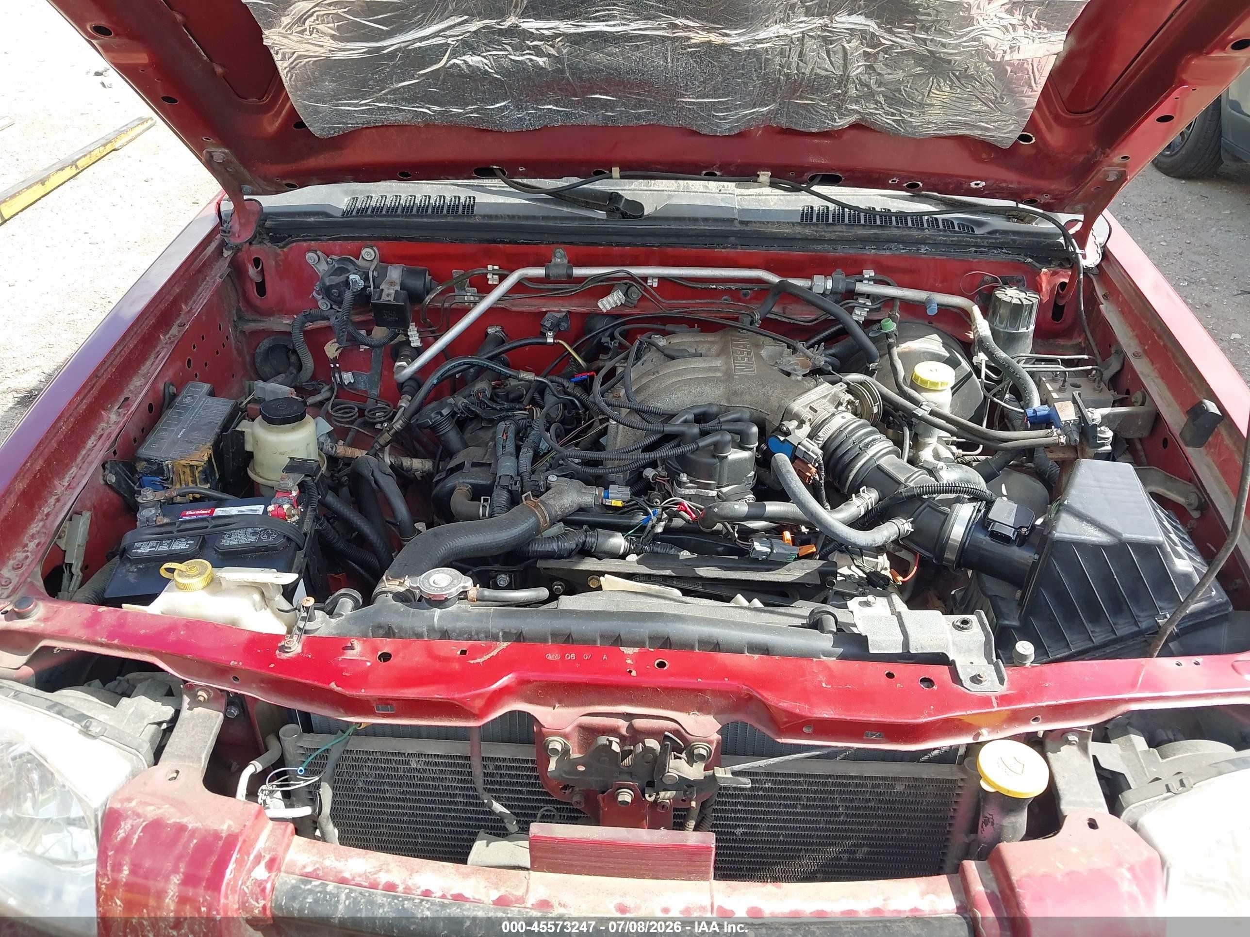 2001 Nissan Frontier 2wd Xe Desert Runner Red vin: 1N6ED26TX1C366312