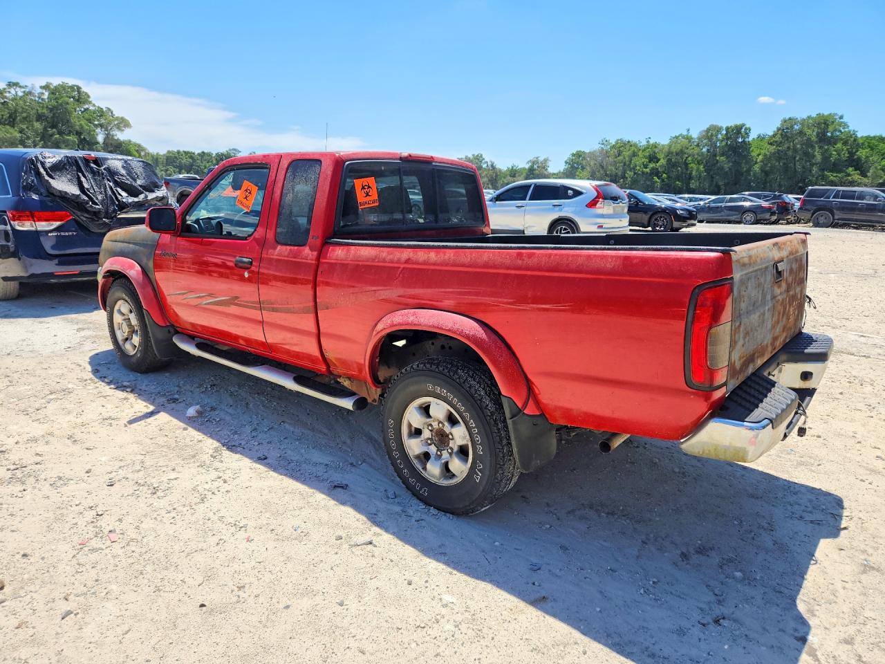 2000 Nissan Frontier Xe Desert Runner Красный vin: 1N6ED26TXYC308579