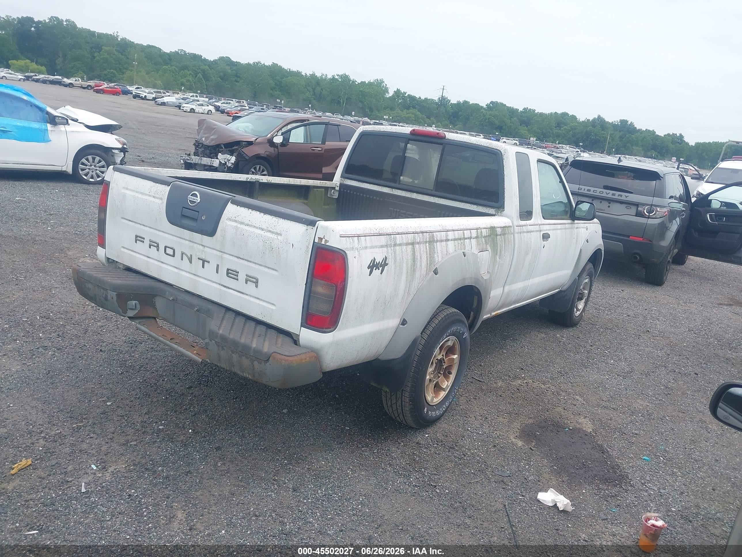 2001 Nissan Frontier Xe-v6 White vin: 1N6ED26Y01C337364
