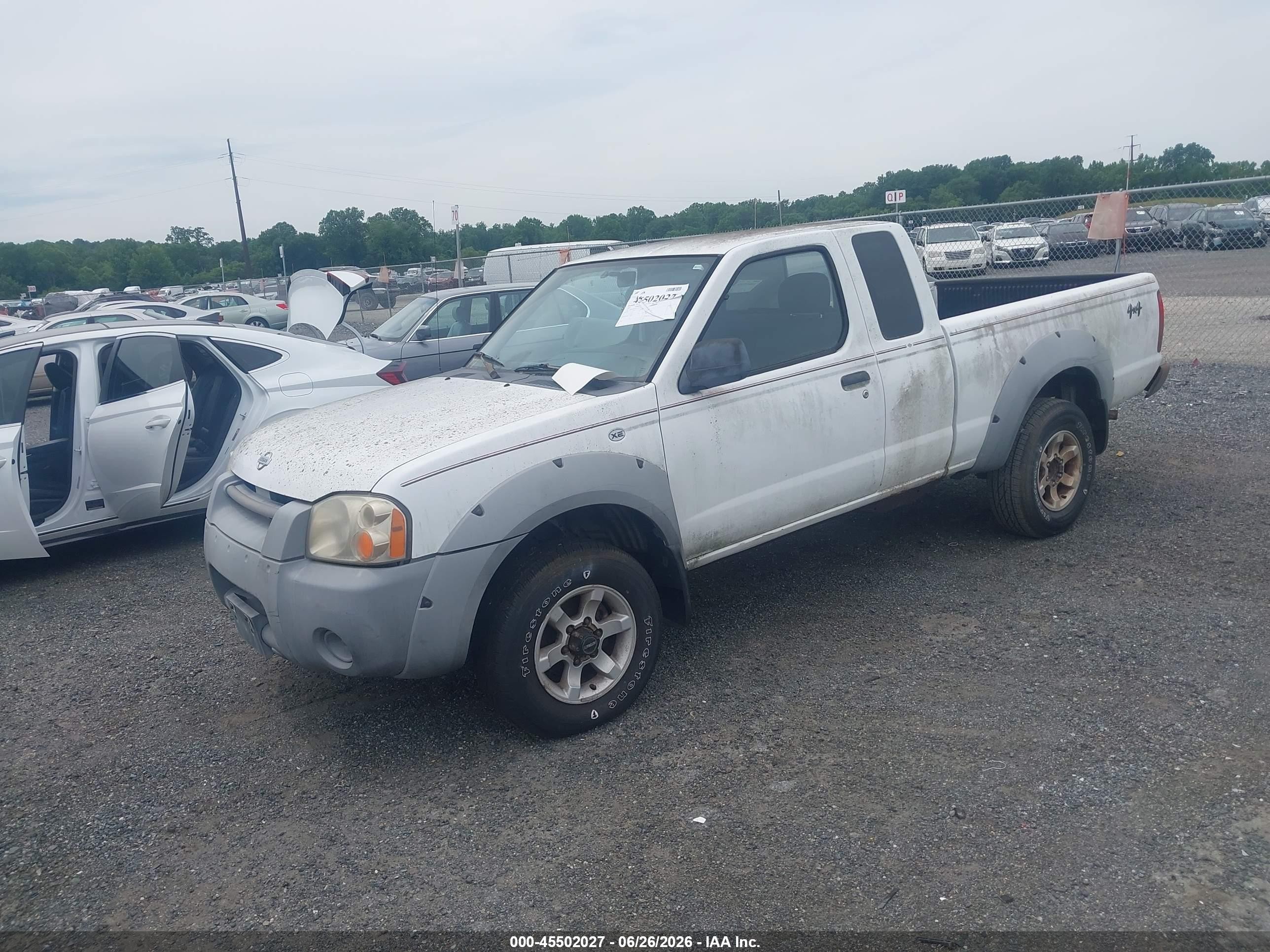 2001 Nissan Frontier Xe-v6 White vin: 1N6ED26Y01C337364