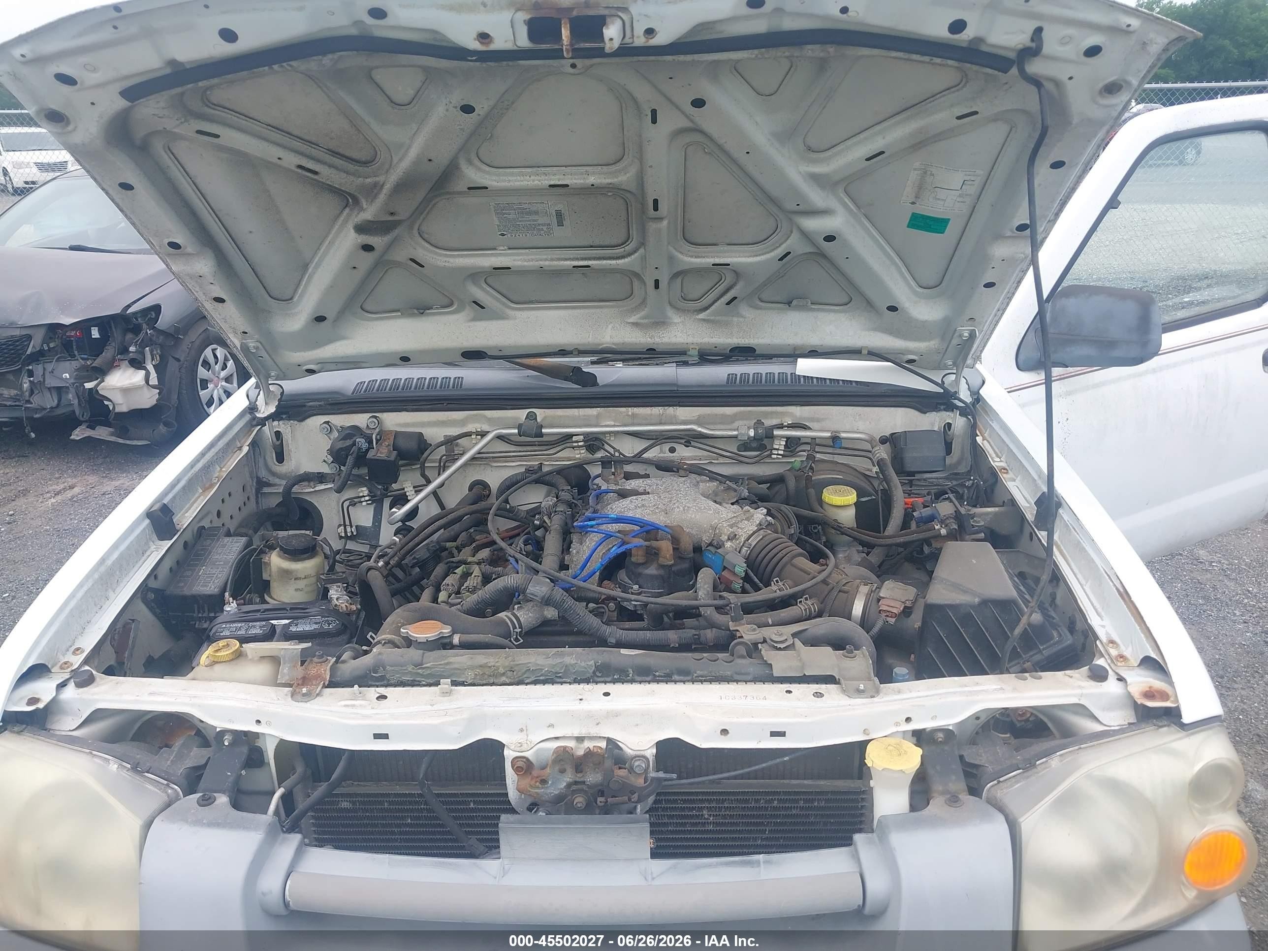 2001 Nissan Frontier Xe-v6 White vin: 1N6ED26Y01C337364