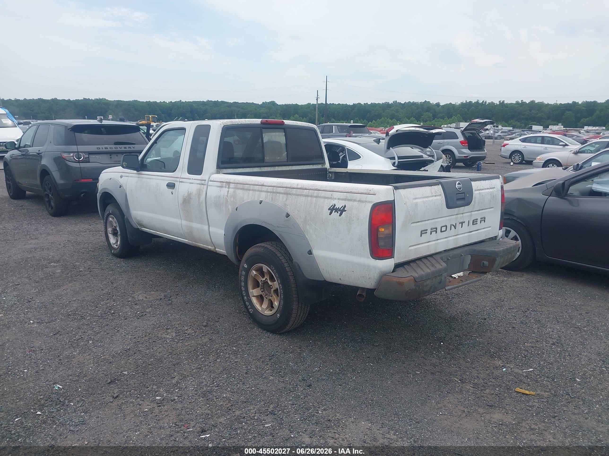 2001 Nissan Frontier Xe-v6 White vin: 1N6ED26Y01C337364