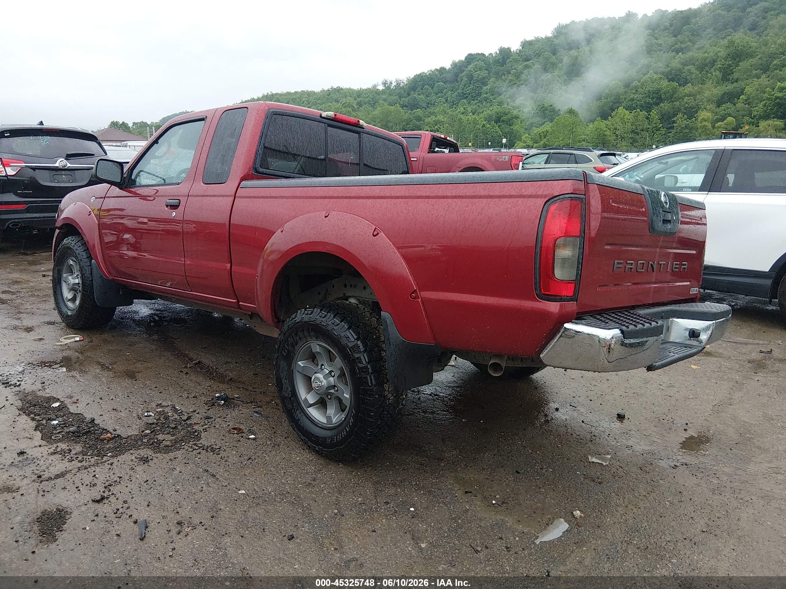 2004 Nissan Frontier Xe-v6 Red vin: 1N6ED26Y04C426131