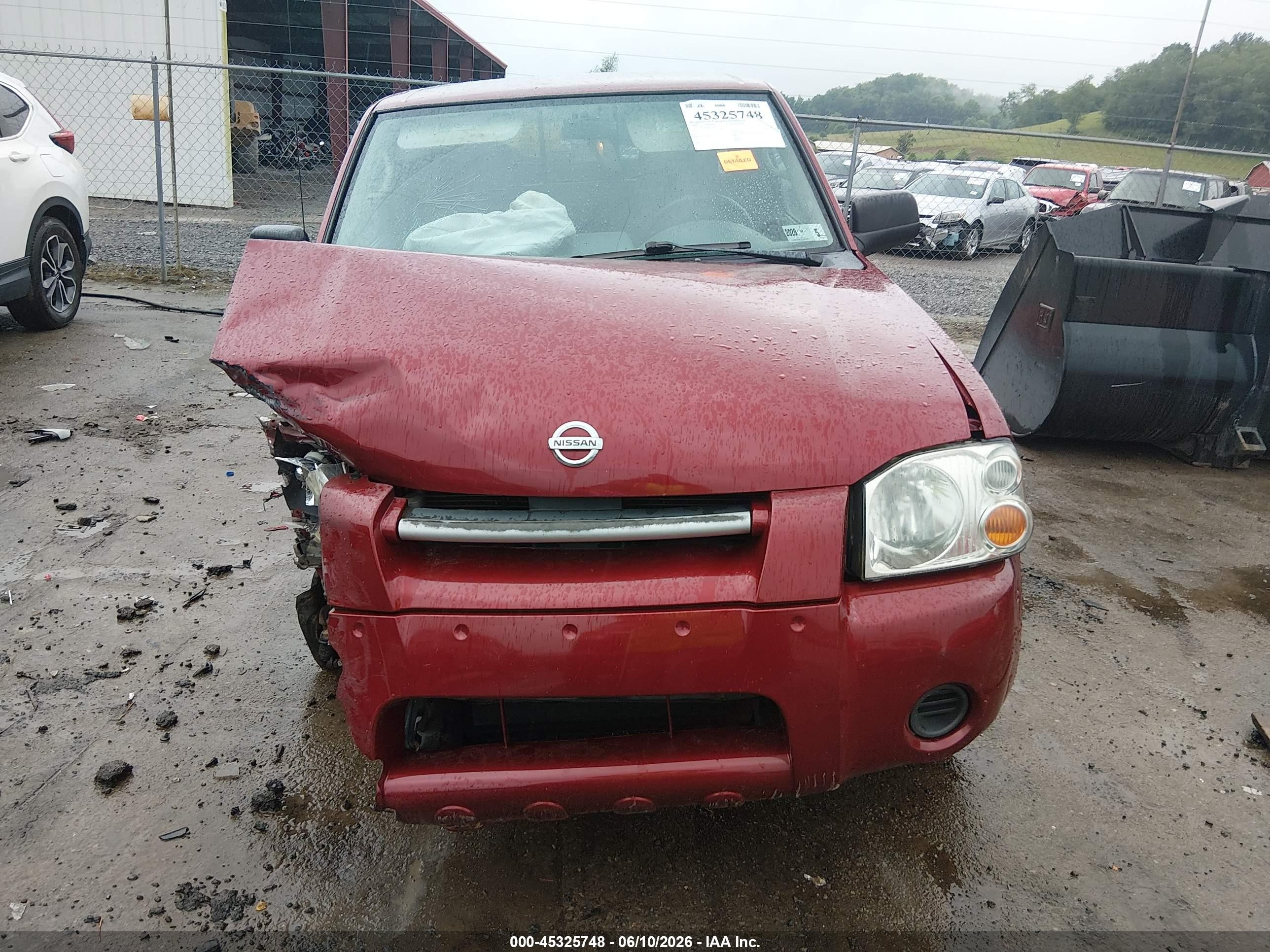 2004 Nissan Frontier Xe-v6 Red vin: 1N6ED26Y04C426131