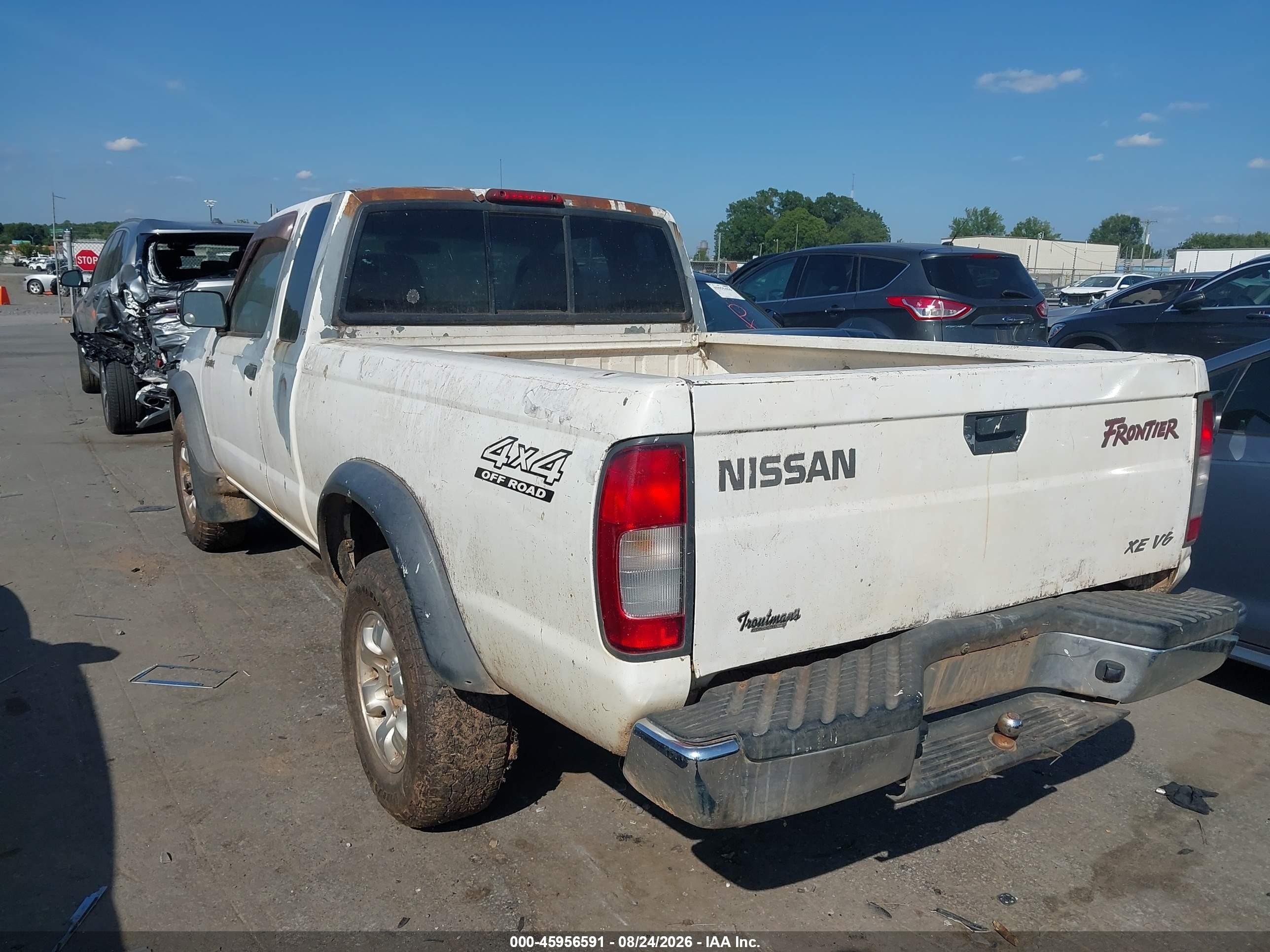 1999 Nissan Frontier Se-v6/xe-v6 White vin: 1N6ED26Y0XC311677