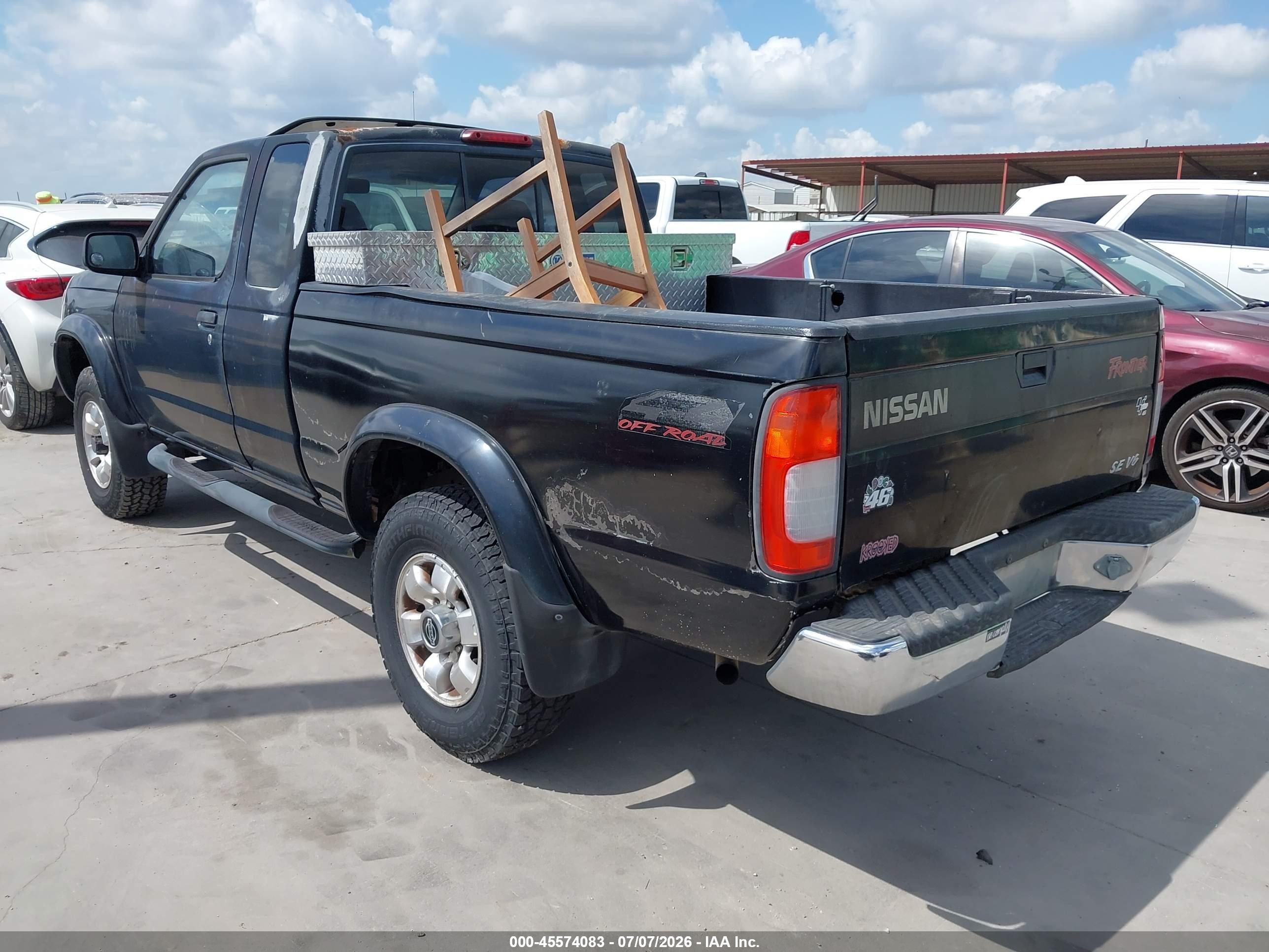 1999 Nissan Frontier Se-v6/xe-v6 Black vin: 1N6ED26Y0XC312750