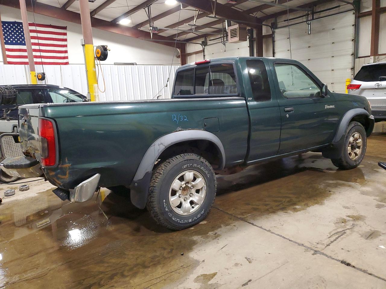 2000 Nissan Frontier Xe-v6 Green vin: 1N6ED26Y3YC352595